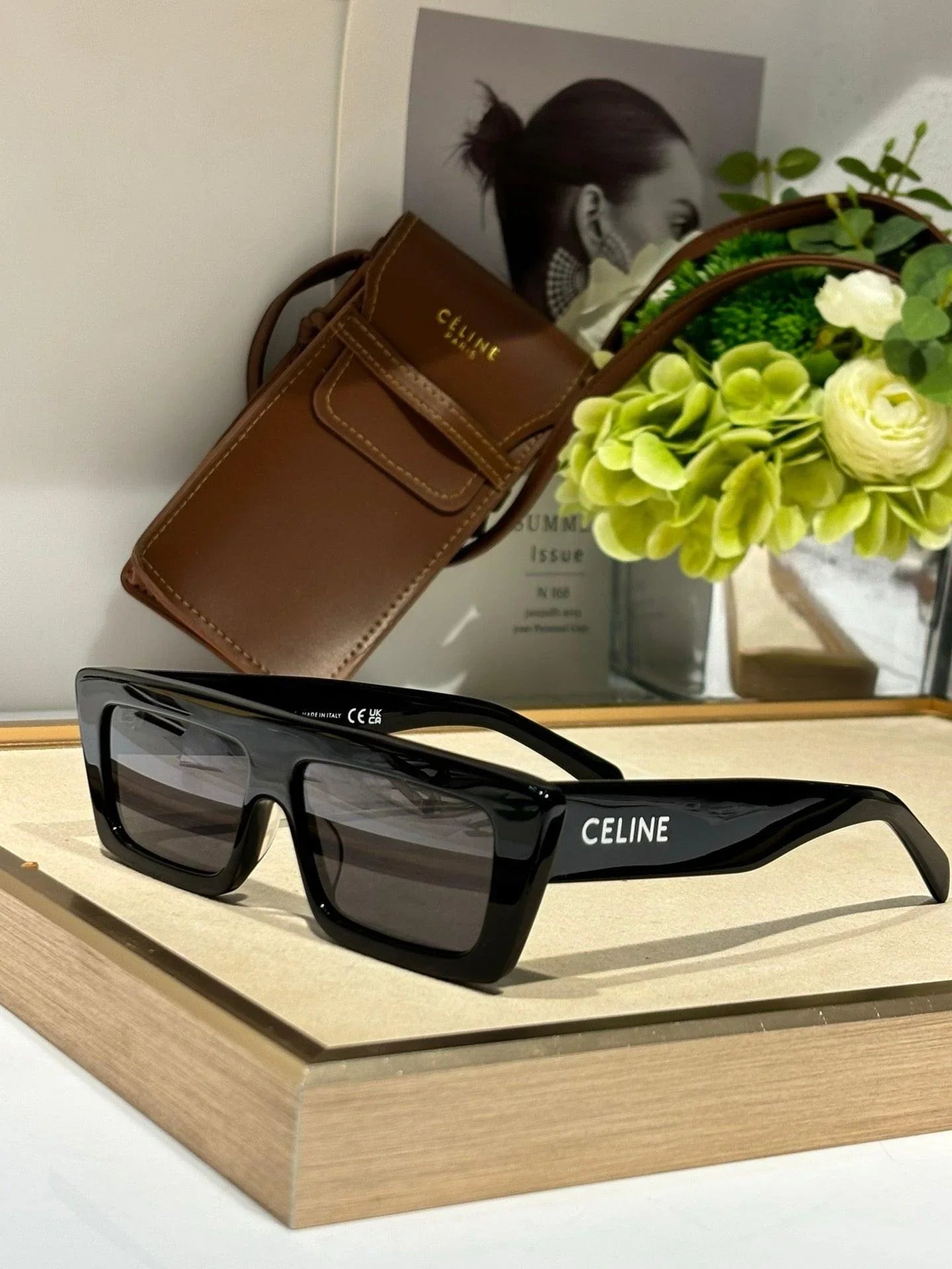 CELINE Eyewear MONOCHROMS 40214 Acetate Women&