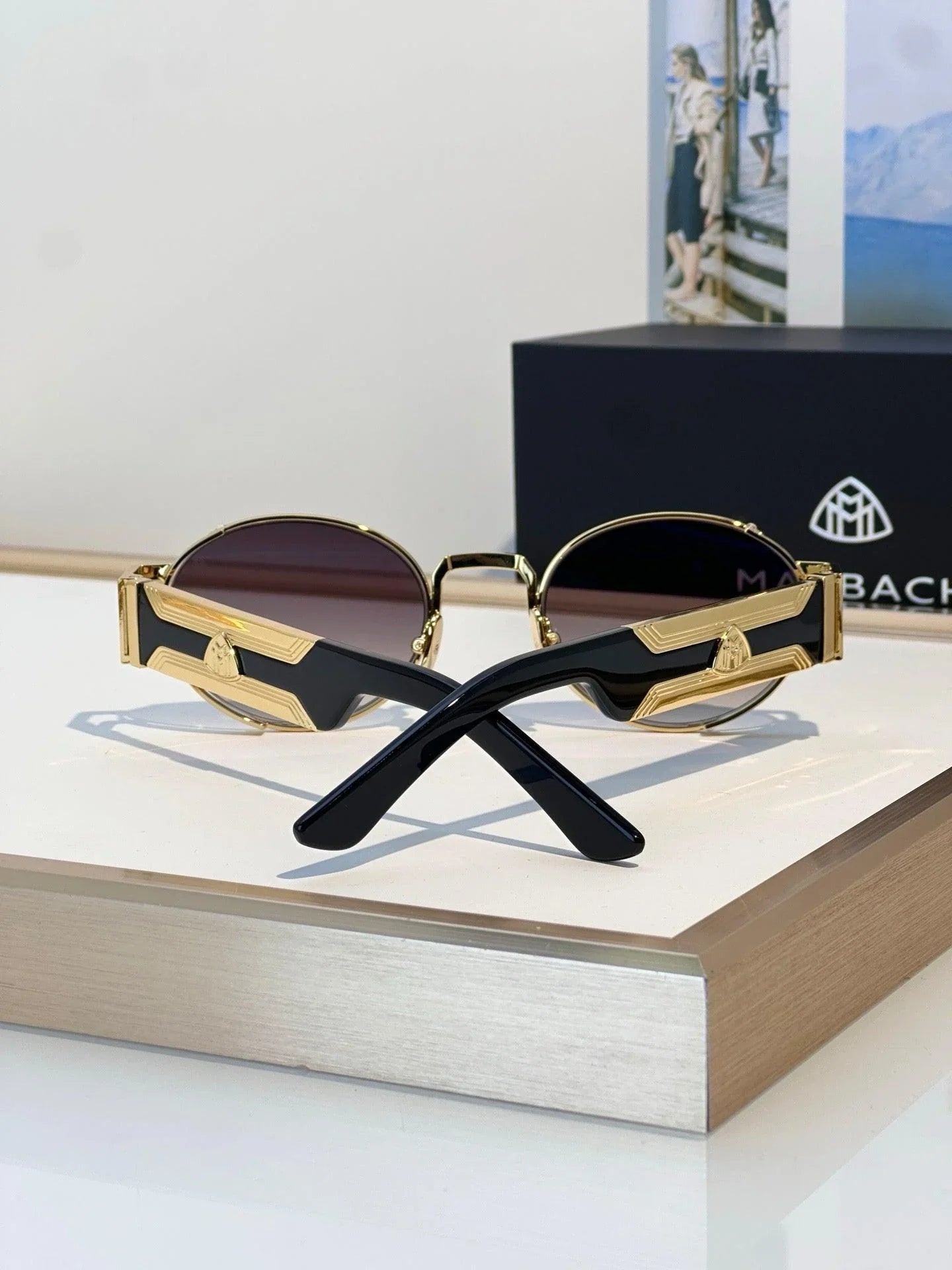 MAYBACH THE DRIVE I oval-frame Zeiss Lenses Sunglasses 👑