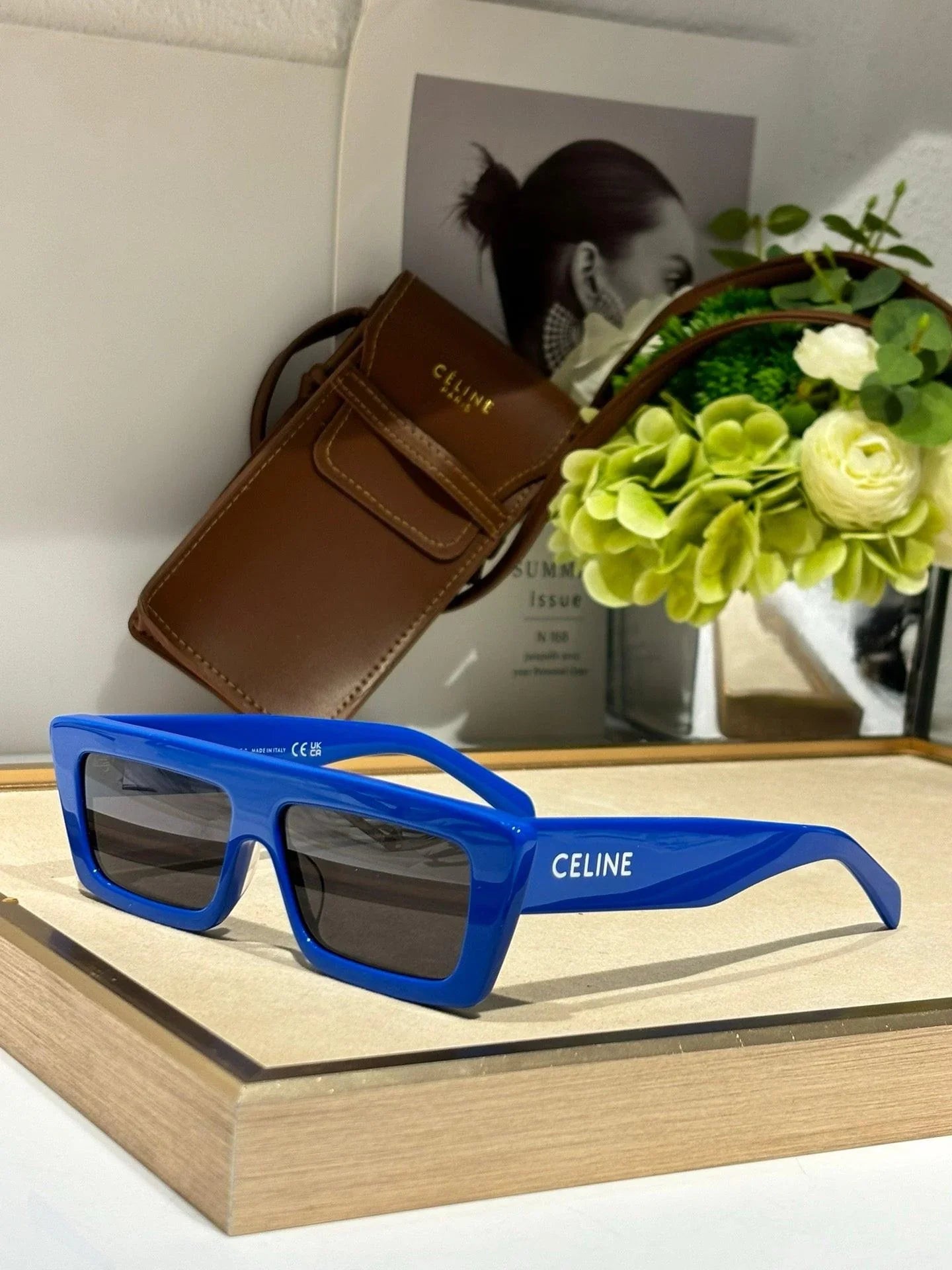 CELINE Eyewear MONOCHROMS 40214 Acetate Women&