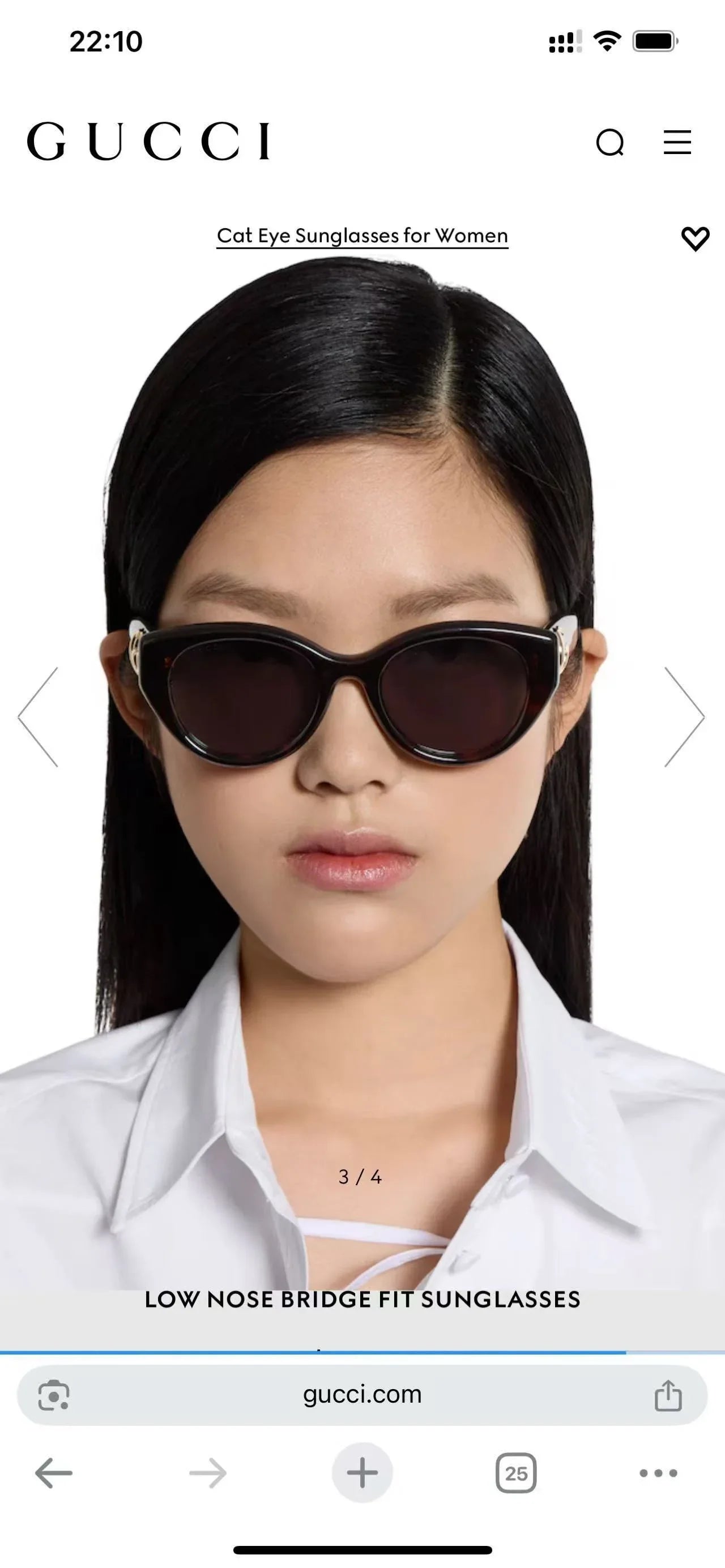 Gucci GG1976SK 001 Sunglasses ✨
