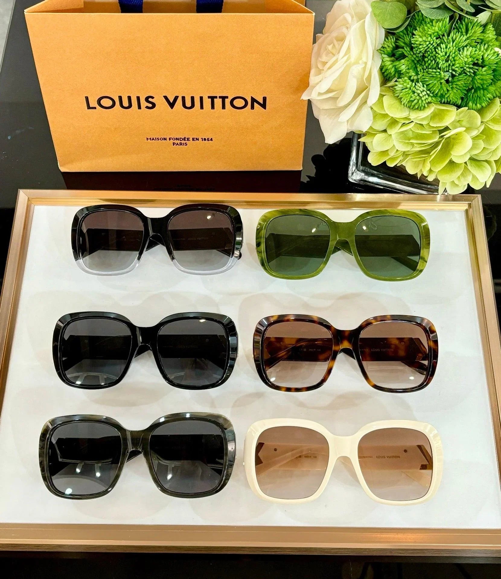 Louis Vuitton Z2133W LV Go-14 XL Square Sunglasses ✨
