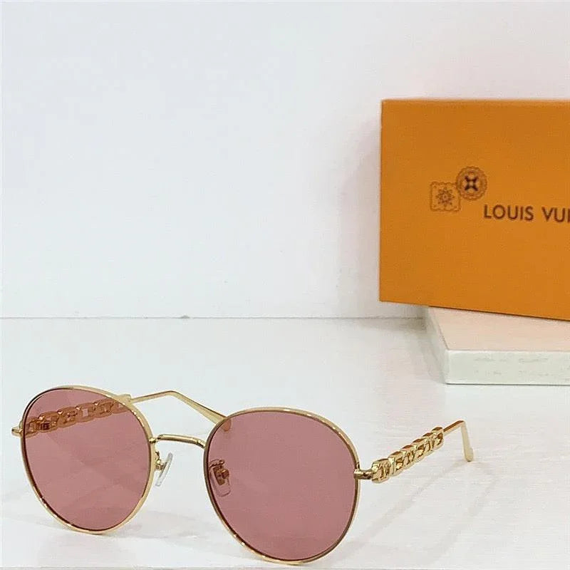 Louis Vuitton Z2473U My LV Chain Small Round Sunglasses ✨