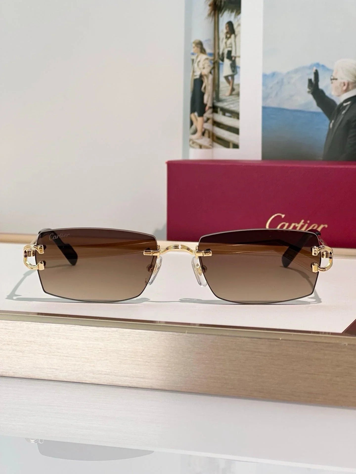 Cartier CT0550S Unisex Photochromic&Sunglasses 🐆