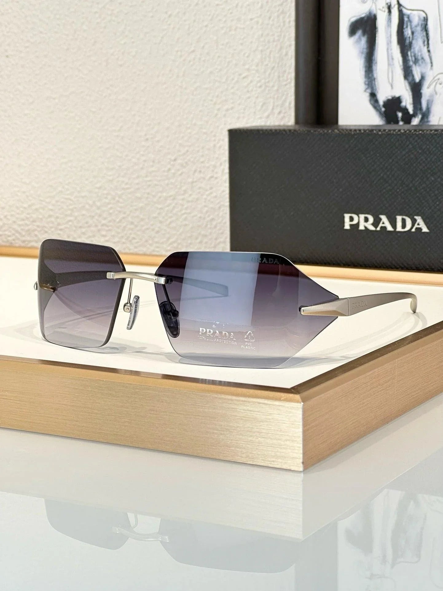 PRADA SPR A55 Runway Tinted Women&