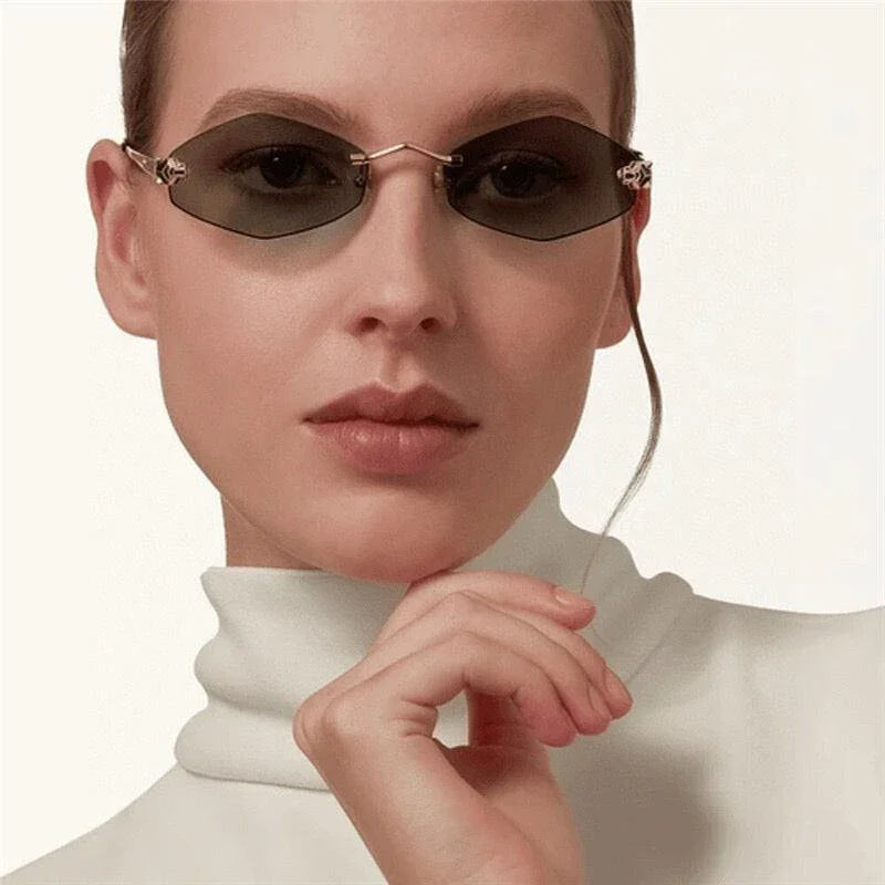 Cartier Eyewear Tiger Head Panthere CT0433S 001 Sunglasses 🐆