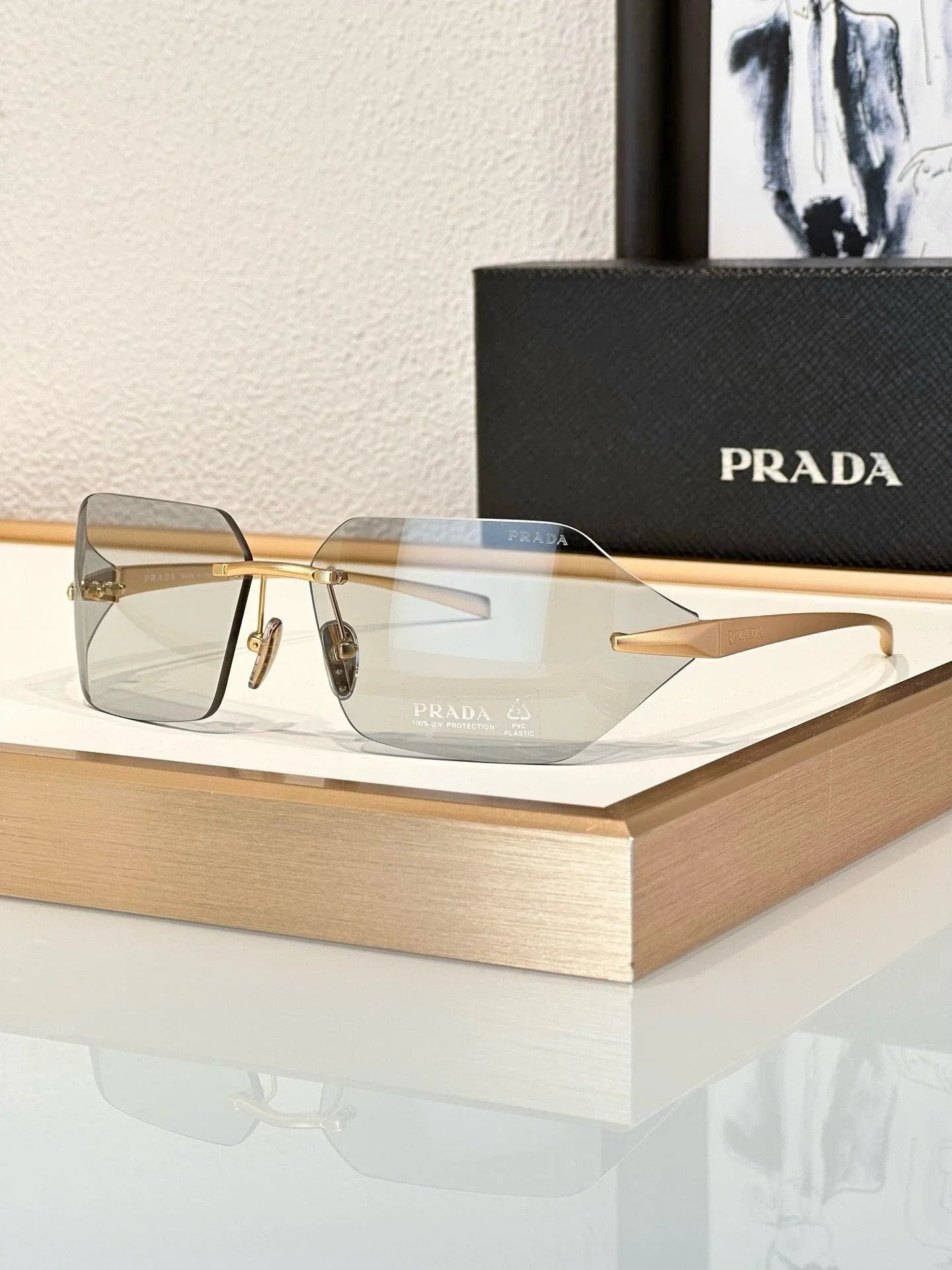 PRADA SPR A55 Runway Tinted Women&