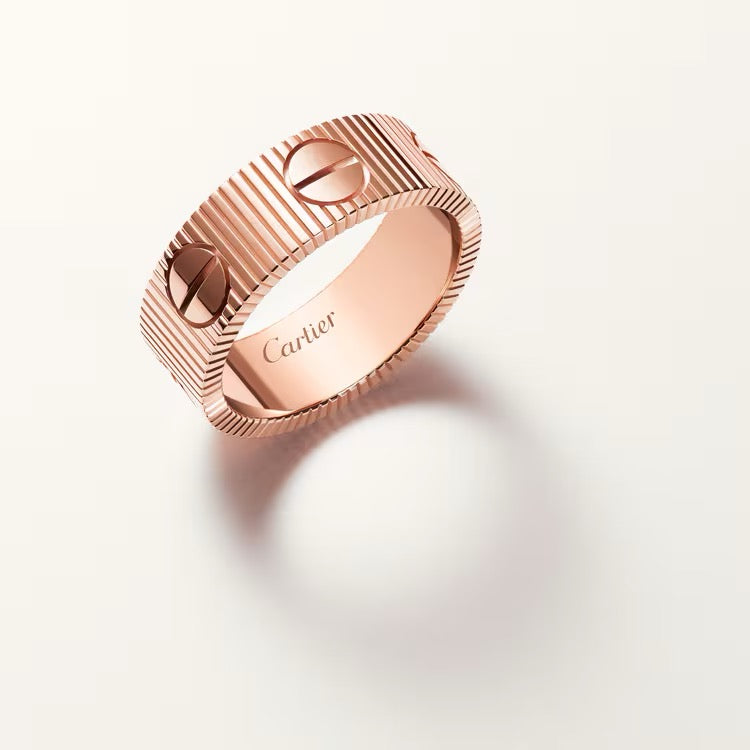 Cartier 18K Gold Plated LOVE Ring yellow-rose-silver ✨