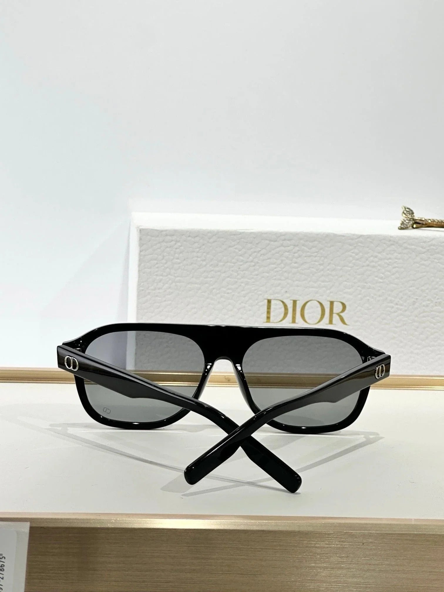 DIOR CD Icon A1F Transparent Beige Pilot Sunglasses ✨