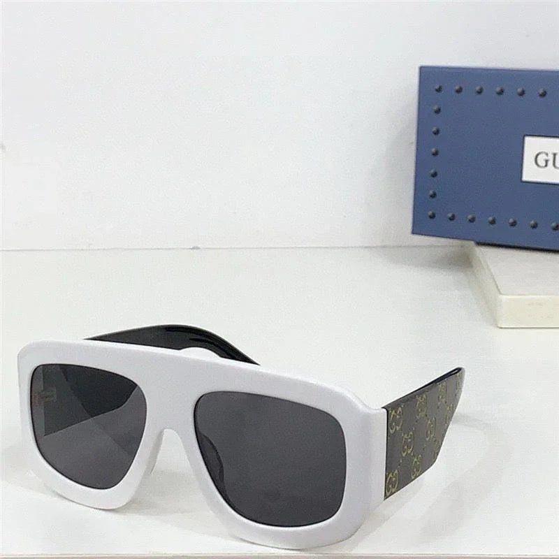 GUCCI GG0980 Eyewear GG monogram pilot-frame Sunglasses ✨
