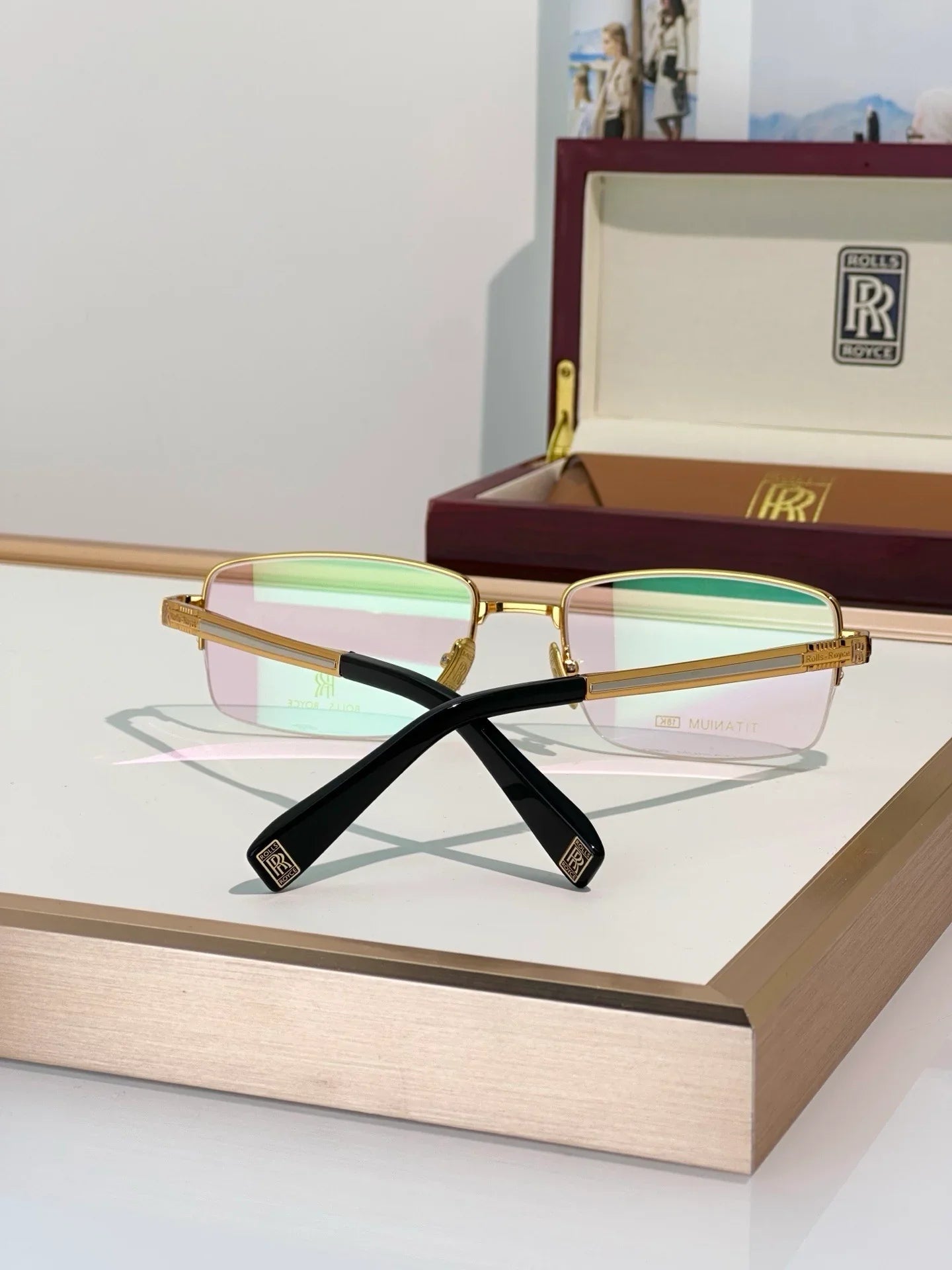 Rolls Royce SS11260 18K plated Rose-Silver-Gold Eyewear 👑