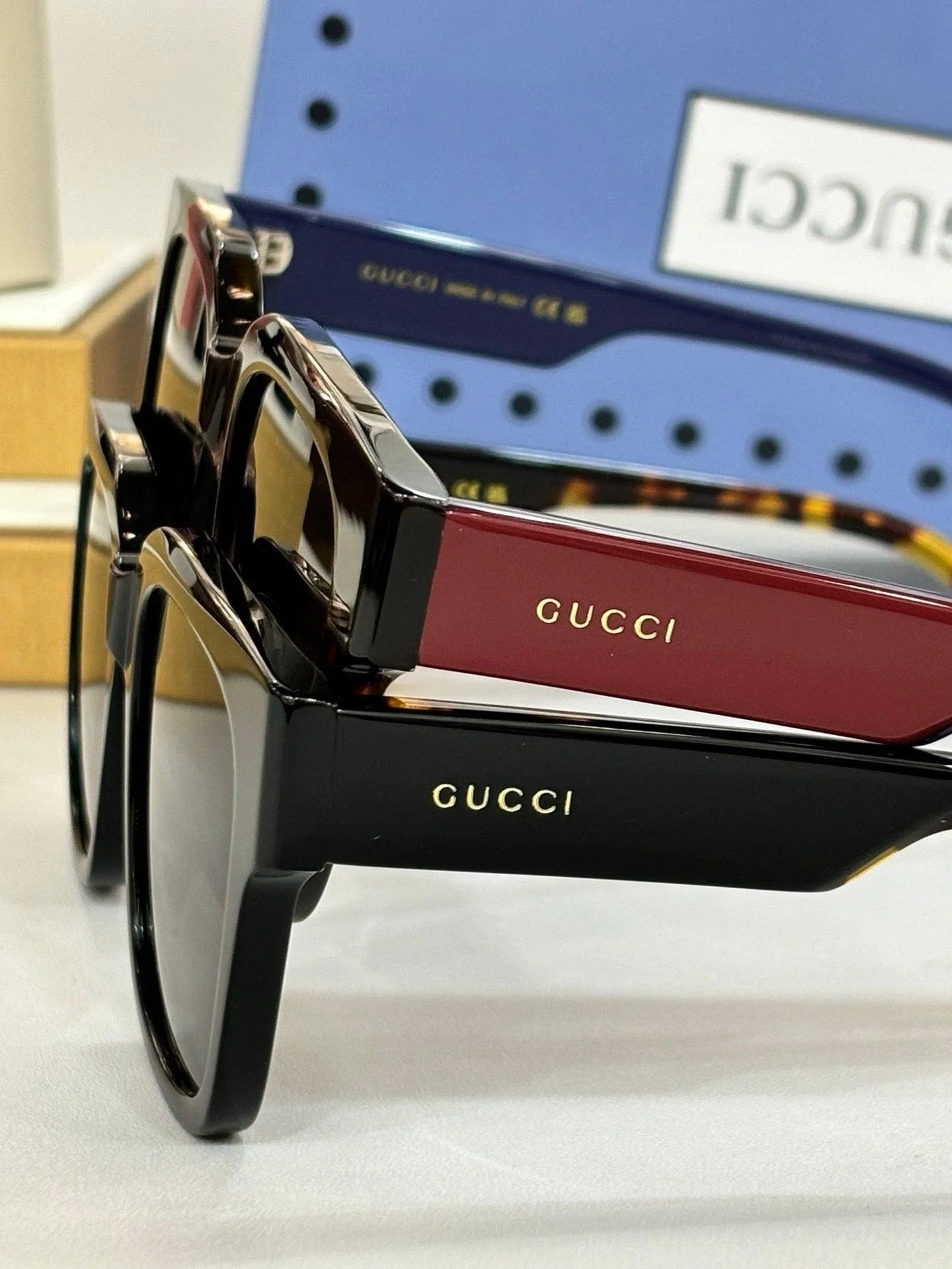 GUCCI GG 1670 LOW NOSE BRIDGE FIT Sunglasses ✨