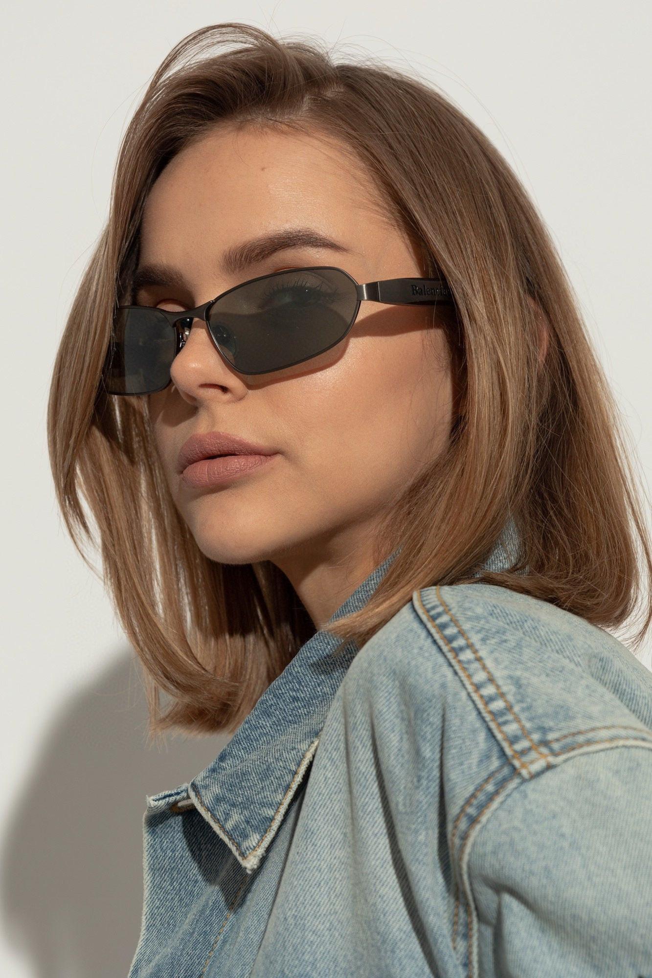 BALENCIAGA BB0355S - André Unisex Sunglasses 🖤