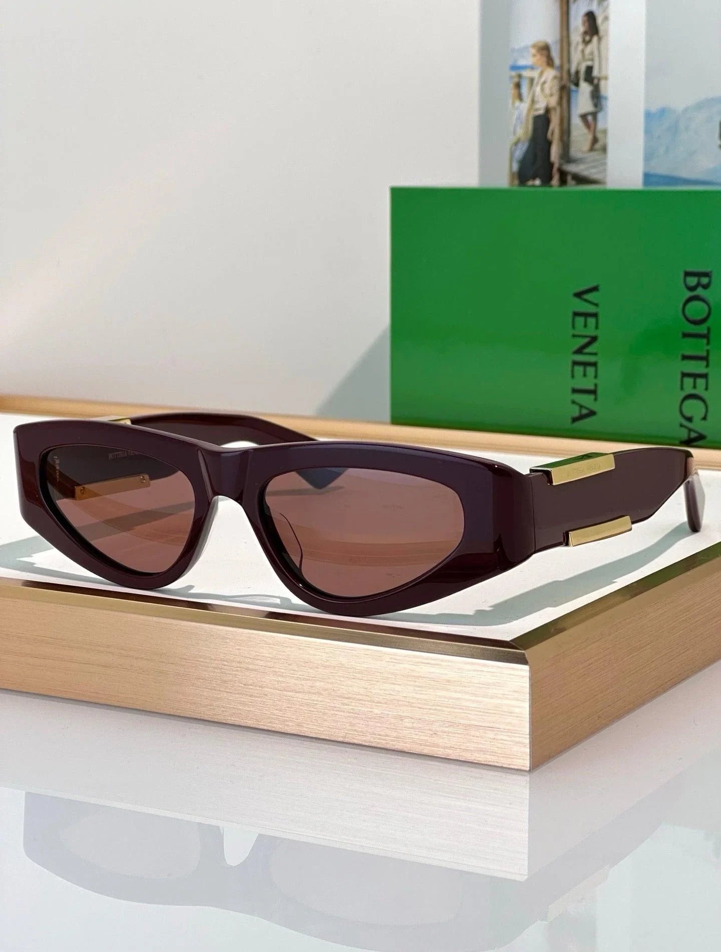 BOTTEGA VENETA BV1407S Unisex Sunglasses💚