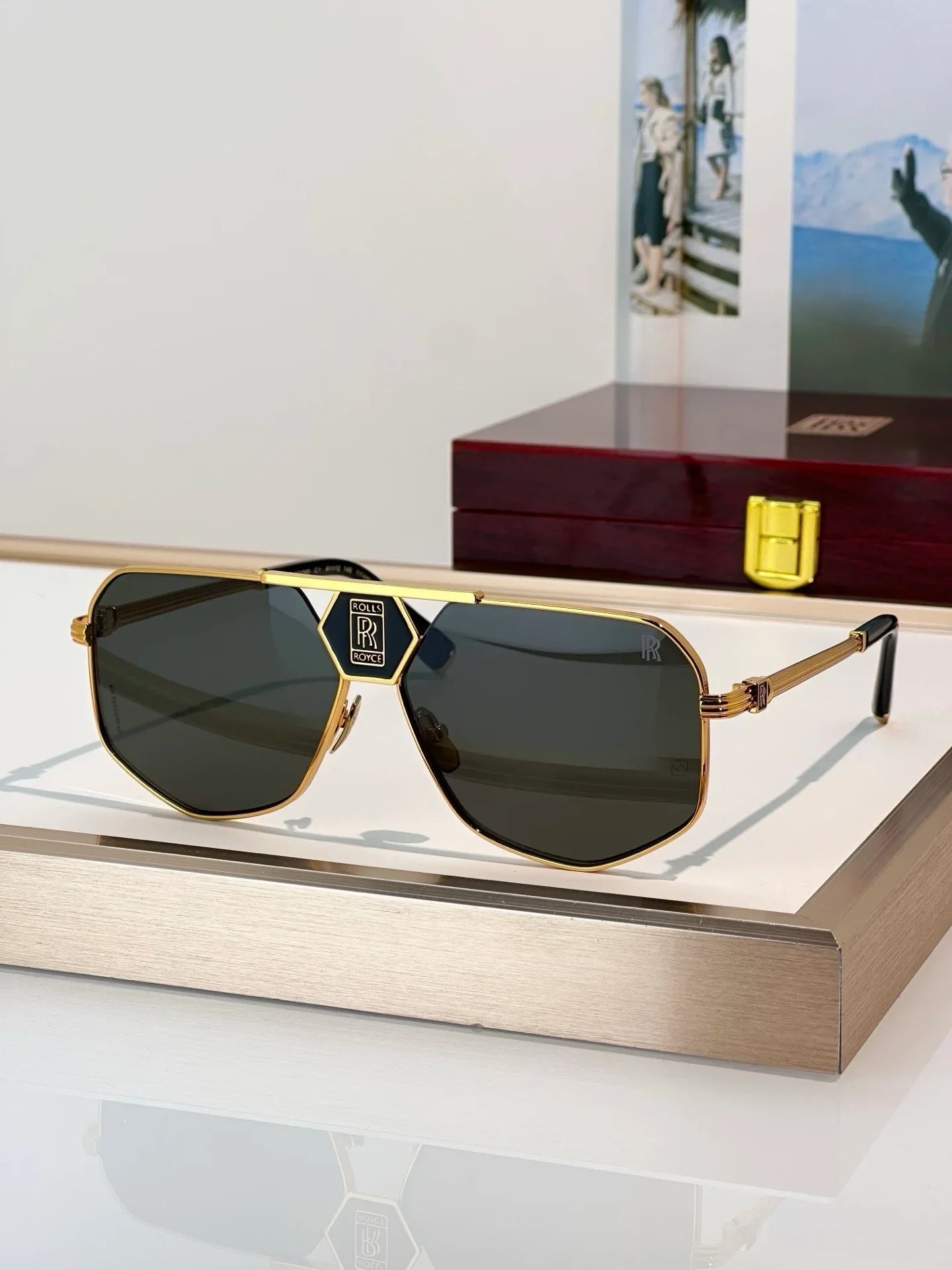 Rolls Royce SS1243 18K plated Rose-Silver-Gold Eyewear 👑