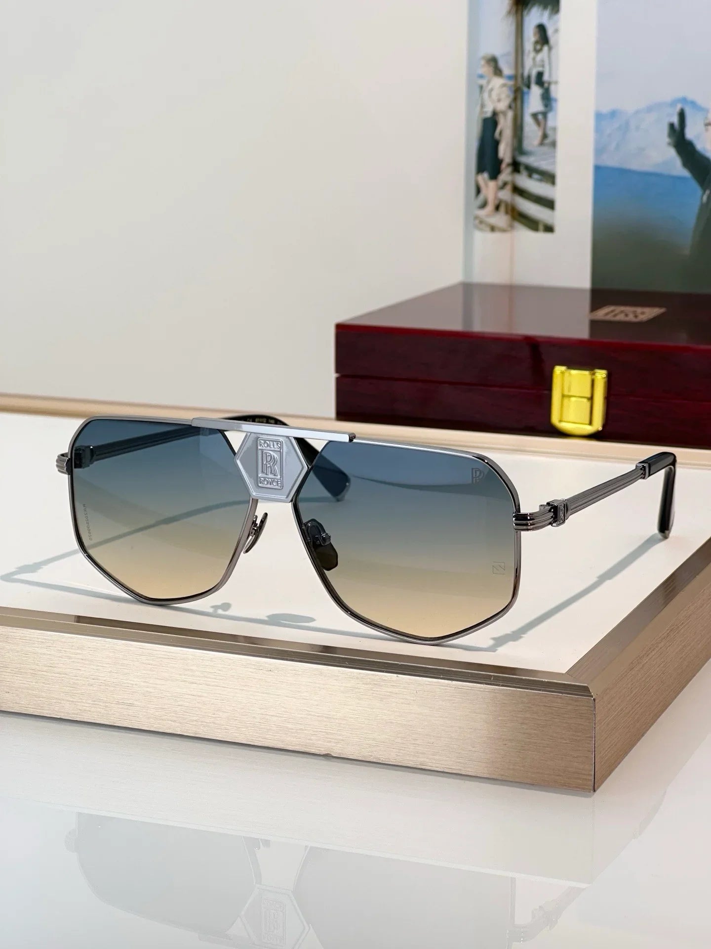 Rolls Royce SS1243 18K plated Rose-Silver-Gold Eyewear 👑