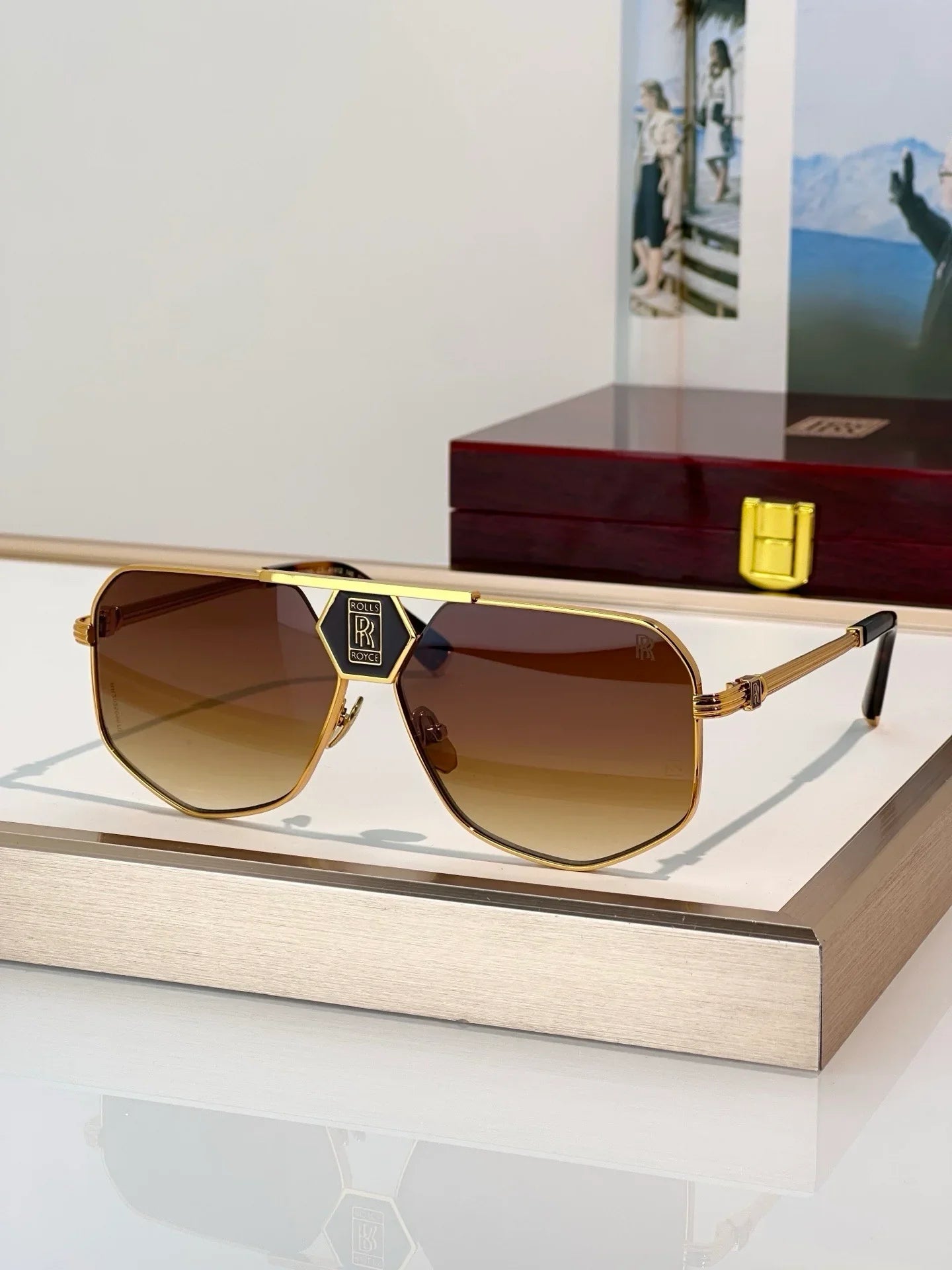 Rolls Royce SS1243 18K plated Rose-Silver-Gold Eyewear 👑