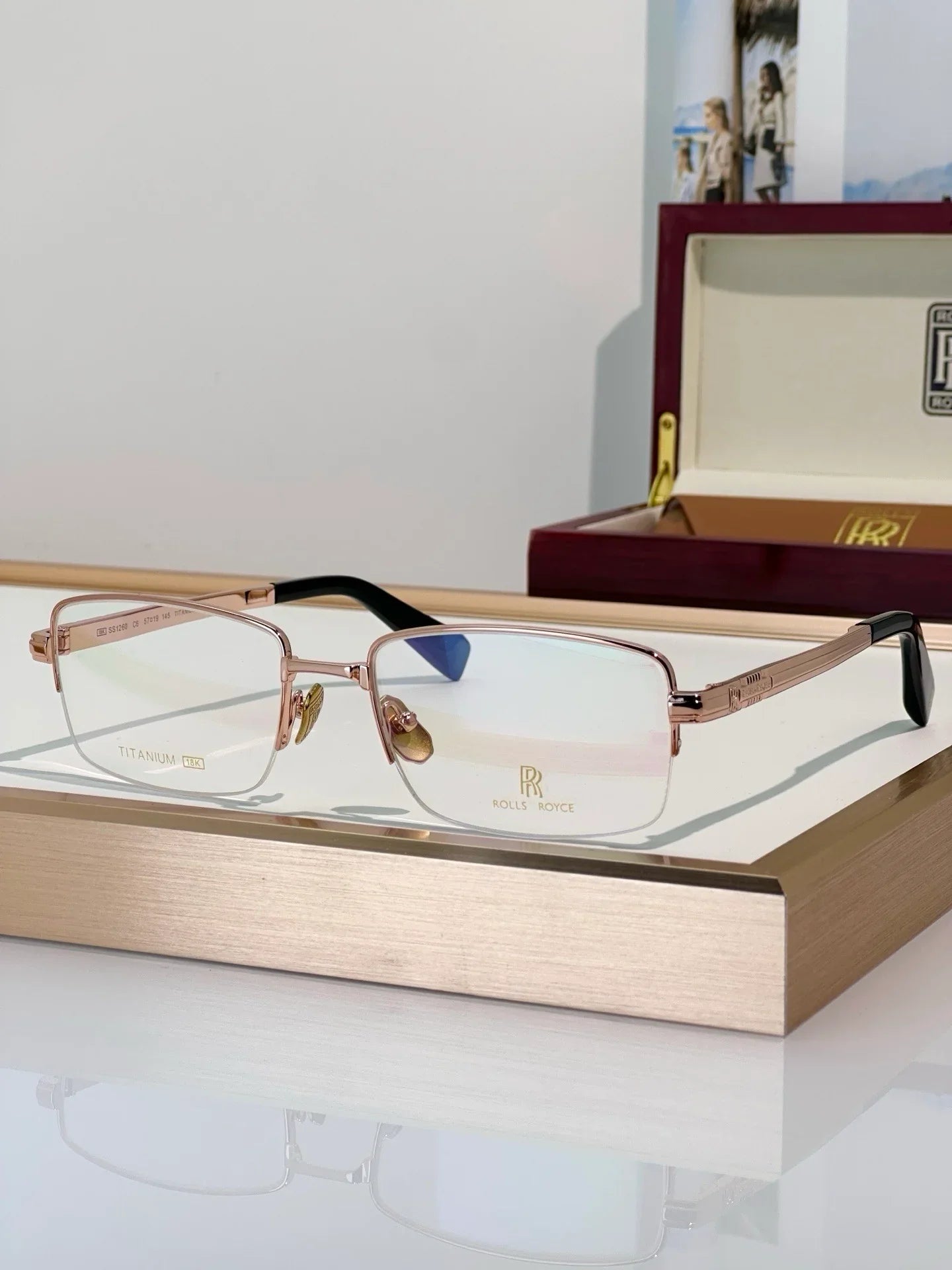 Rolls Royce SS11260 18K plated Rose-Silver-Gold Eyewear 👑