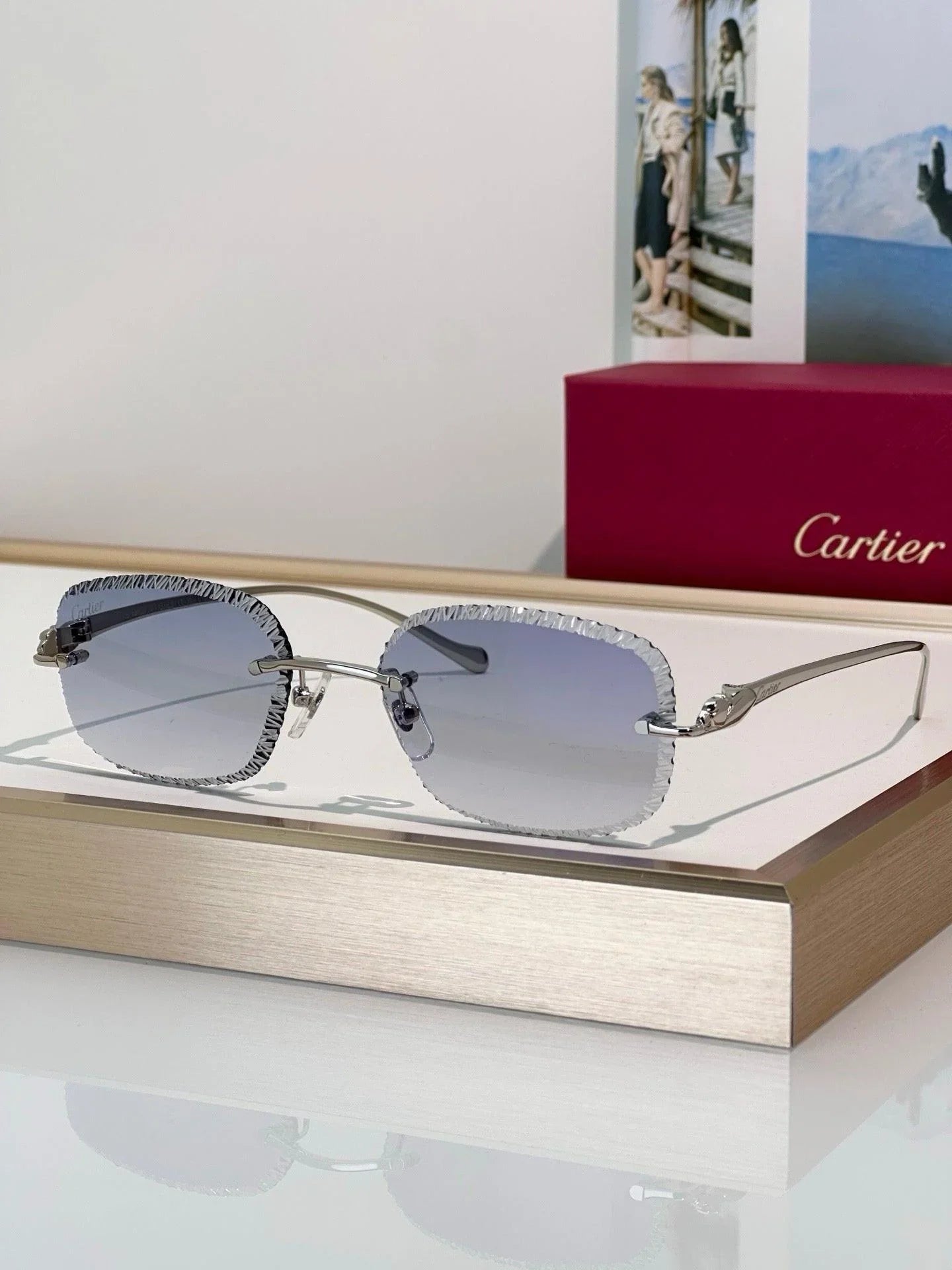 Cartier CLASSIC C DE Motif Photochromic - Panthere CT0832 Sunglasses 🐆