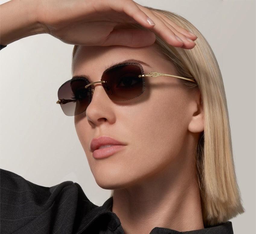 Cartier CLASSIC C DE Motif Photochromic - Panthere CT0832 Sunglasses 🐆