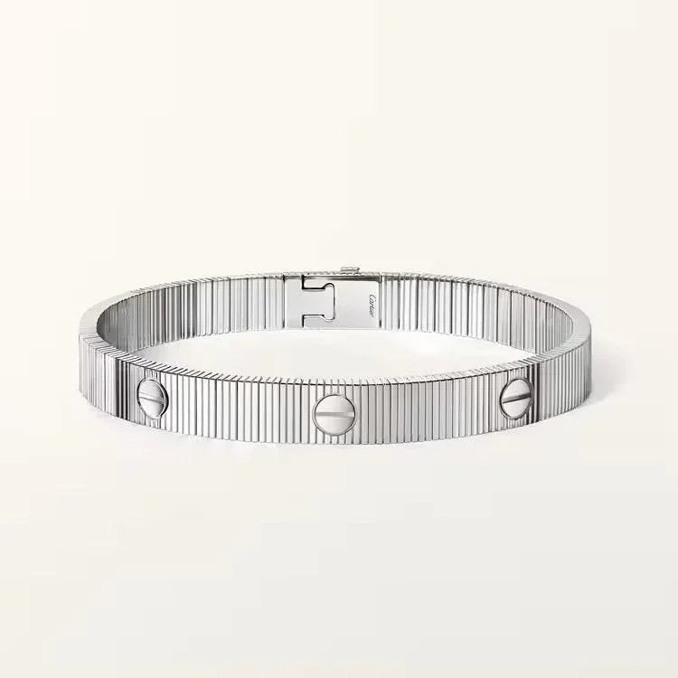 Cartier 18K Gold Plated LOVE Flexible Bracelet yellow-rose-silver ✨