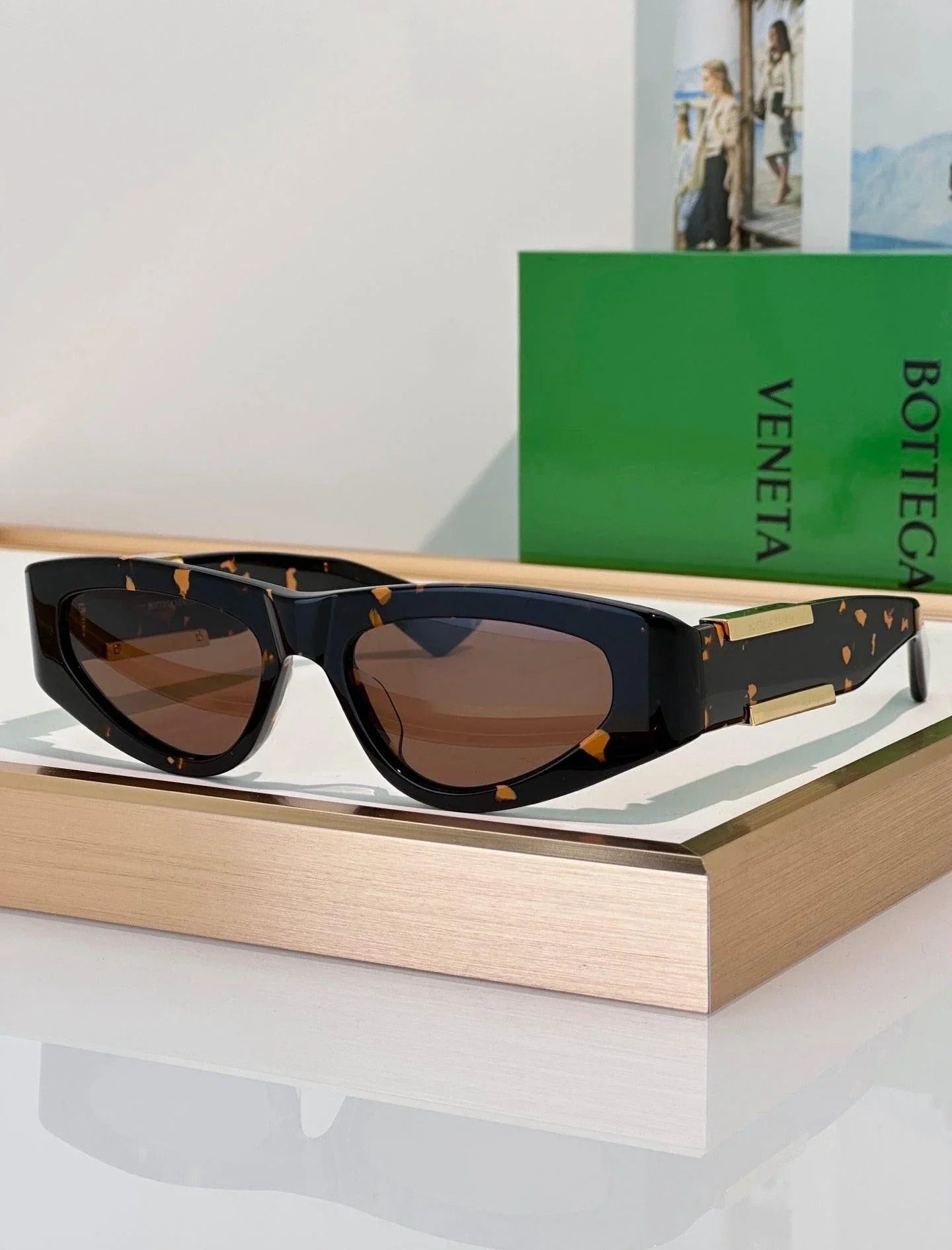 BOTTEGA VENETA BV1407S Unisex Sunglasses💚