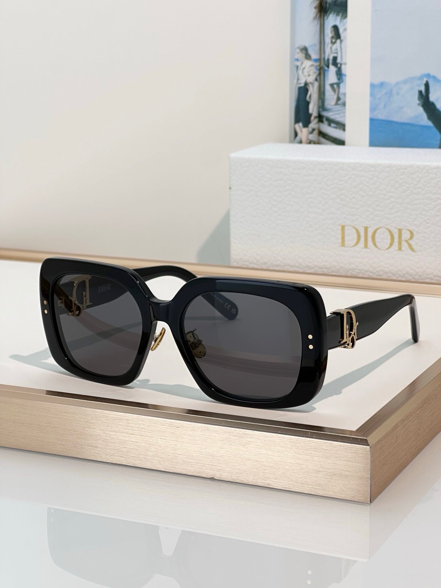 DIOR Dior Oblique S1F Shiny Square Sunglasses✨