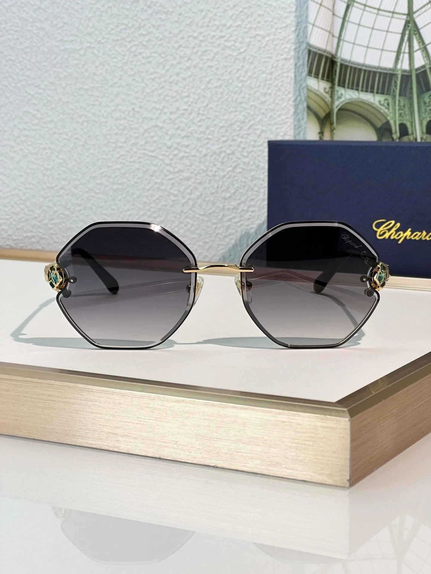 Chopard SCHF85S Swarovski Crystals Sunglasses ✨