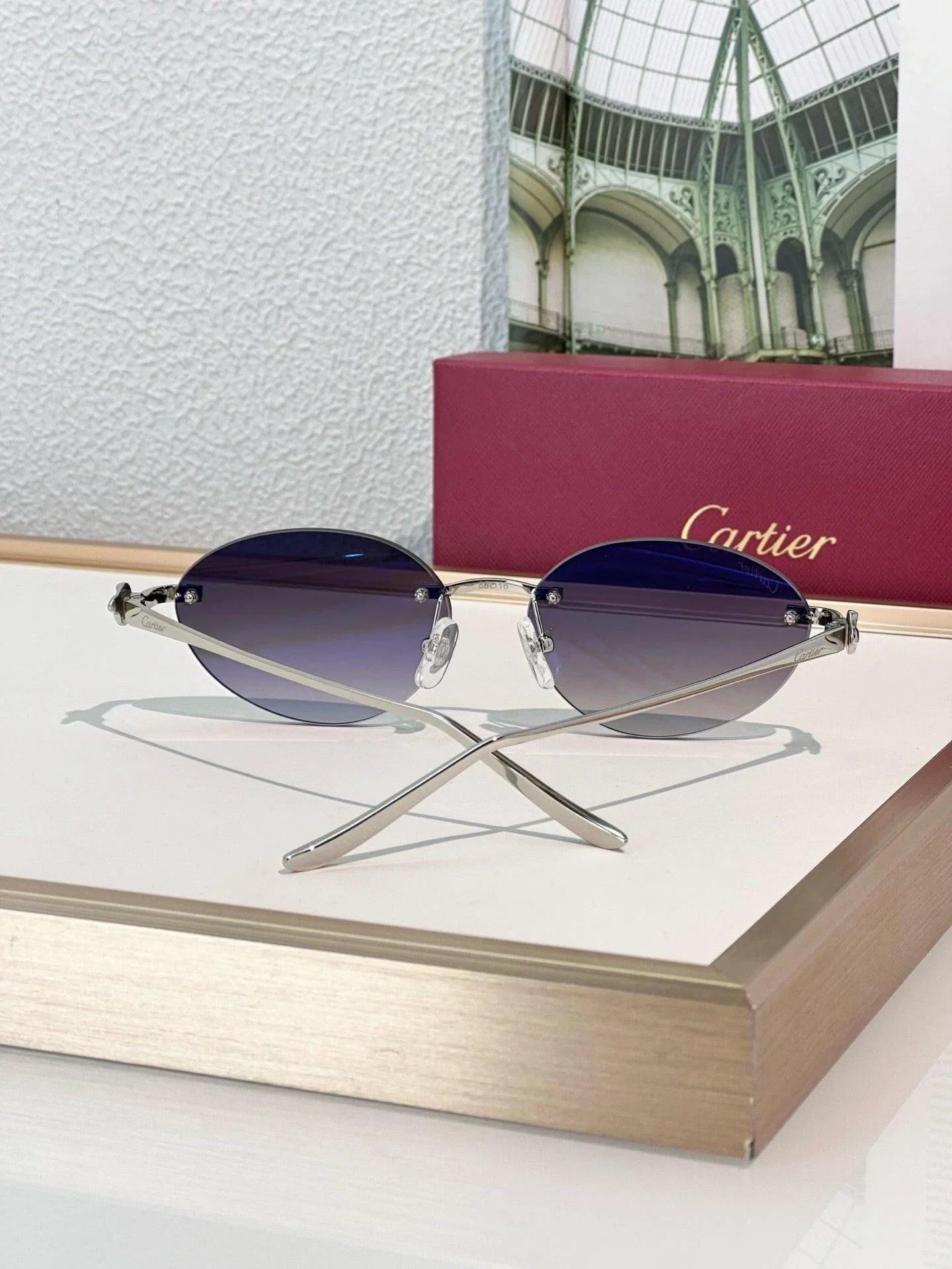 Cartier PREMIÈRE Panthère Classic 58MM Oval Photochromic Sunglasses 🐆