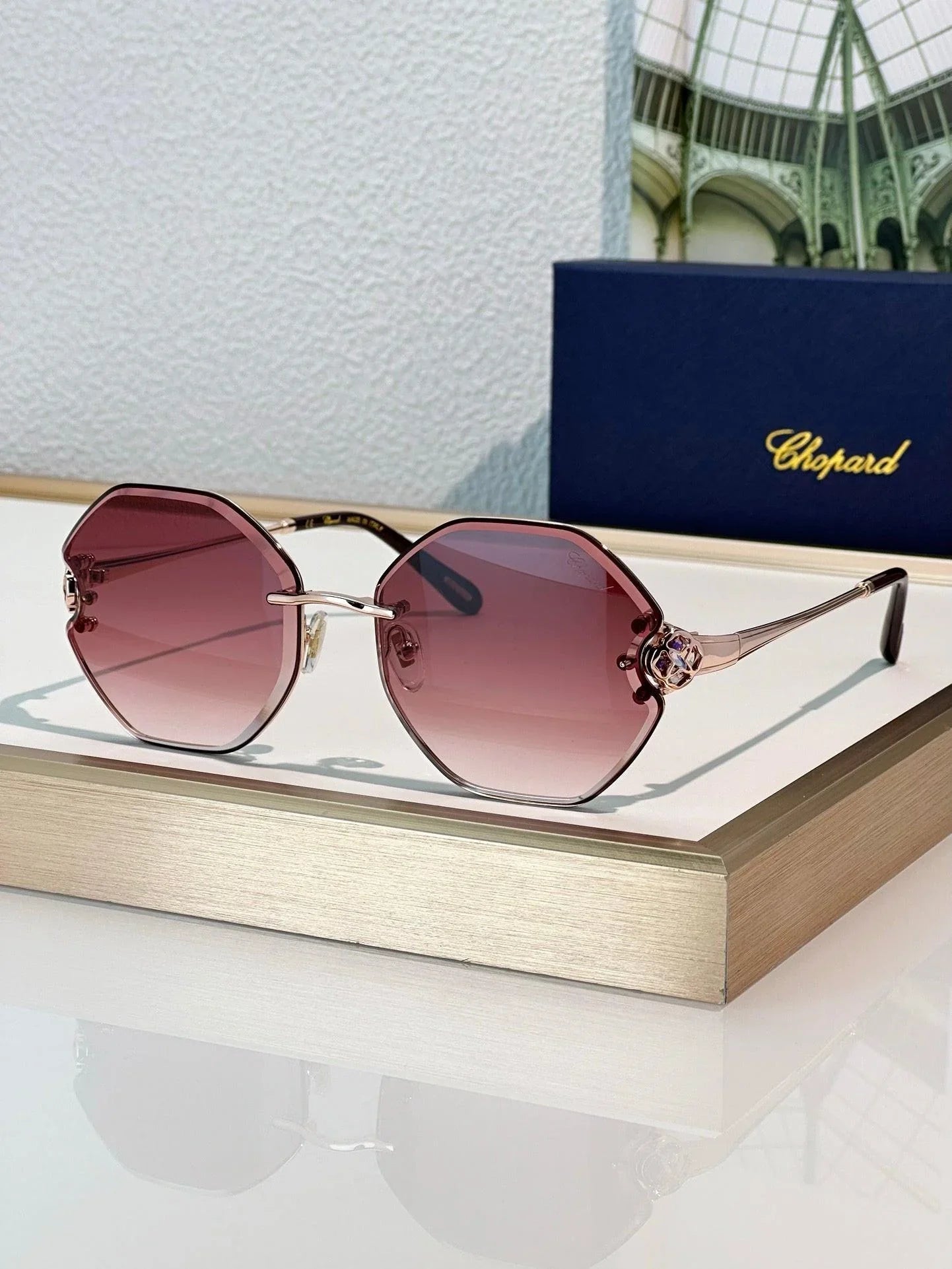 Chopard SCHF85S Swarovski Crystals Sunglasses ✨