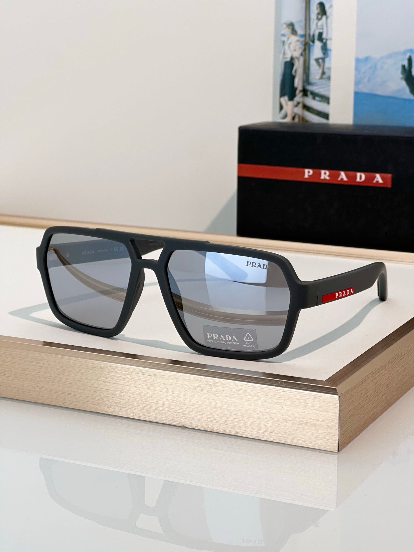 PRADA Linea Rossa SPS A06 DG002G Polarised Sunglasses 🟥