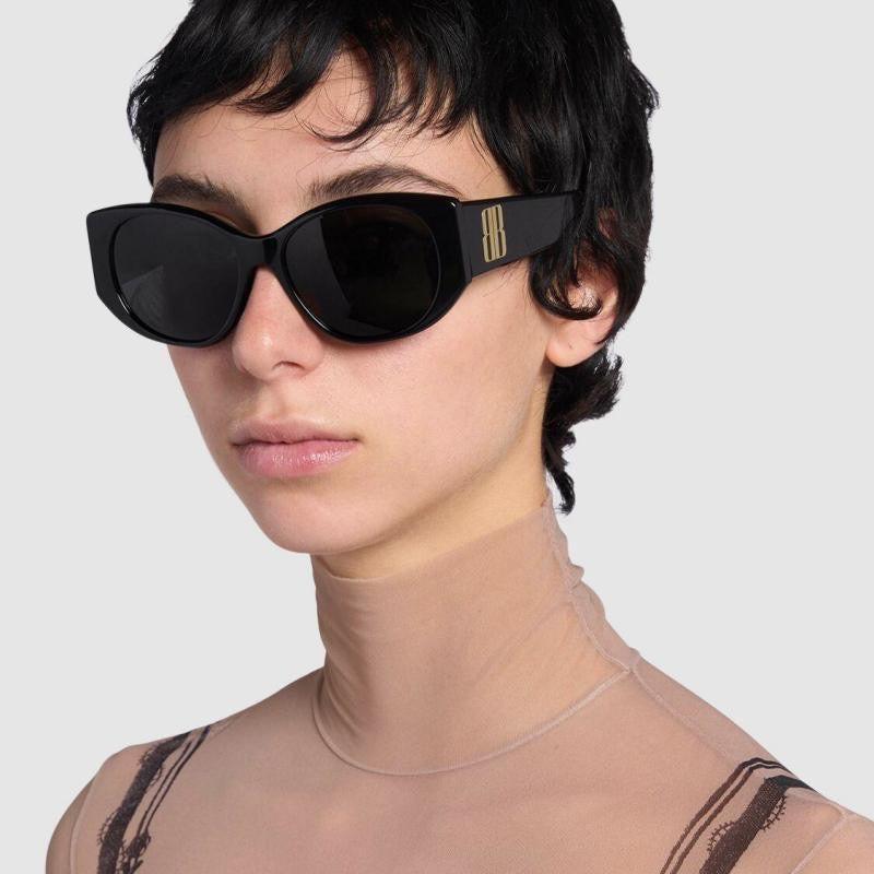 BALENCIAGA Acetate BB0455S Nano Round Sunglassesđź–¤