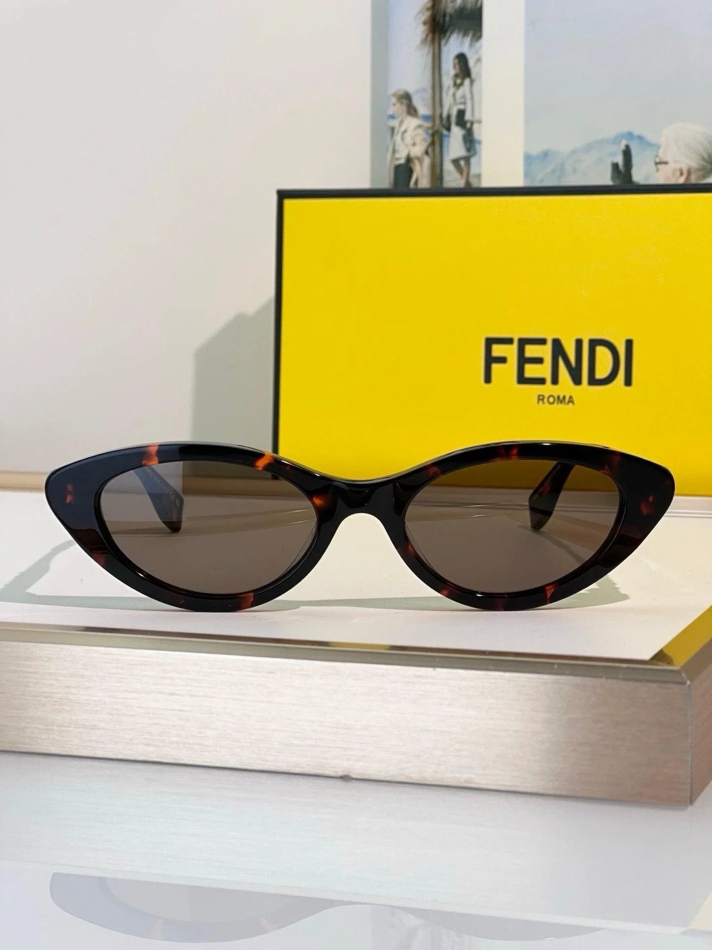 FENDI Fendigraphy Denim blue acetate Sunglasses✨