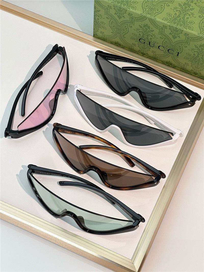 GUCCI GG1650 Gucci Eyewear Interlocking G shield-frame Sunglasses ✨