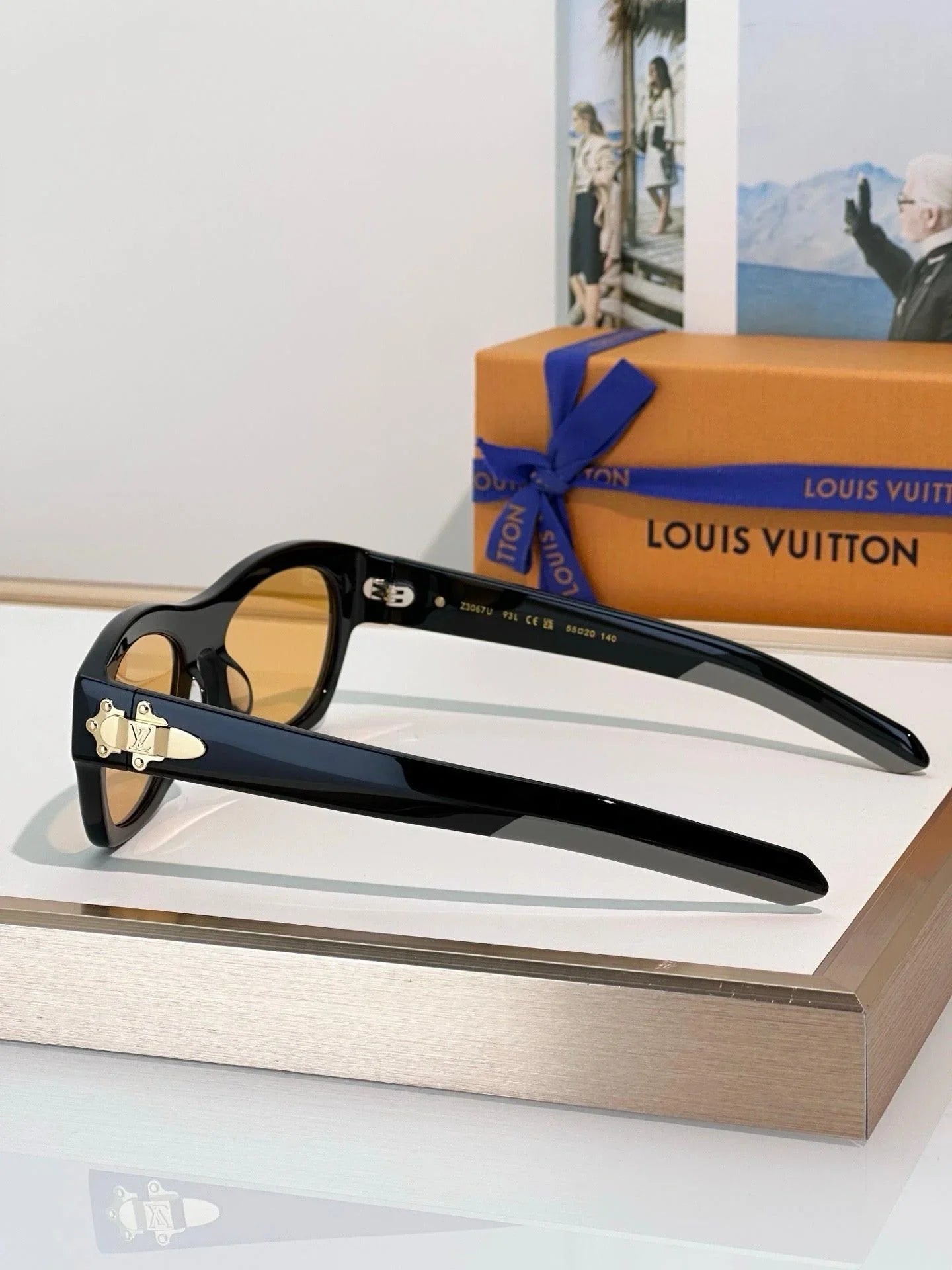 Louis Vuitton Z3048U LV Frog Round Square Sunglasses ✨