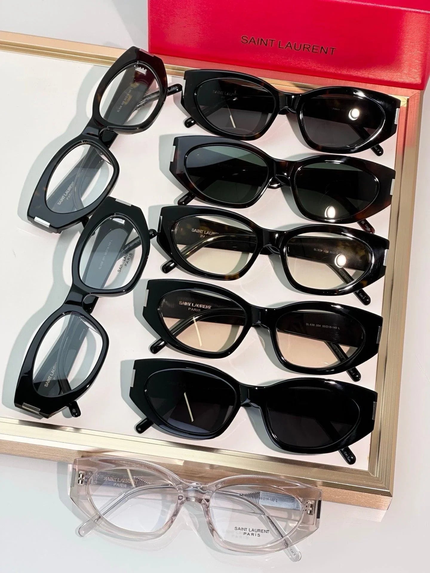 Saint Laurent Sun SL 638 001 - As Seen On Sofia Richie Women&