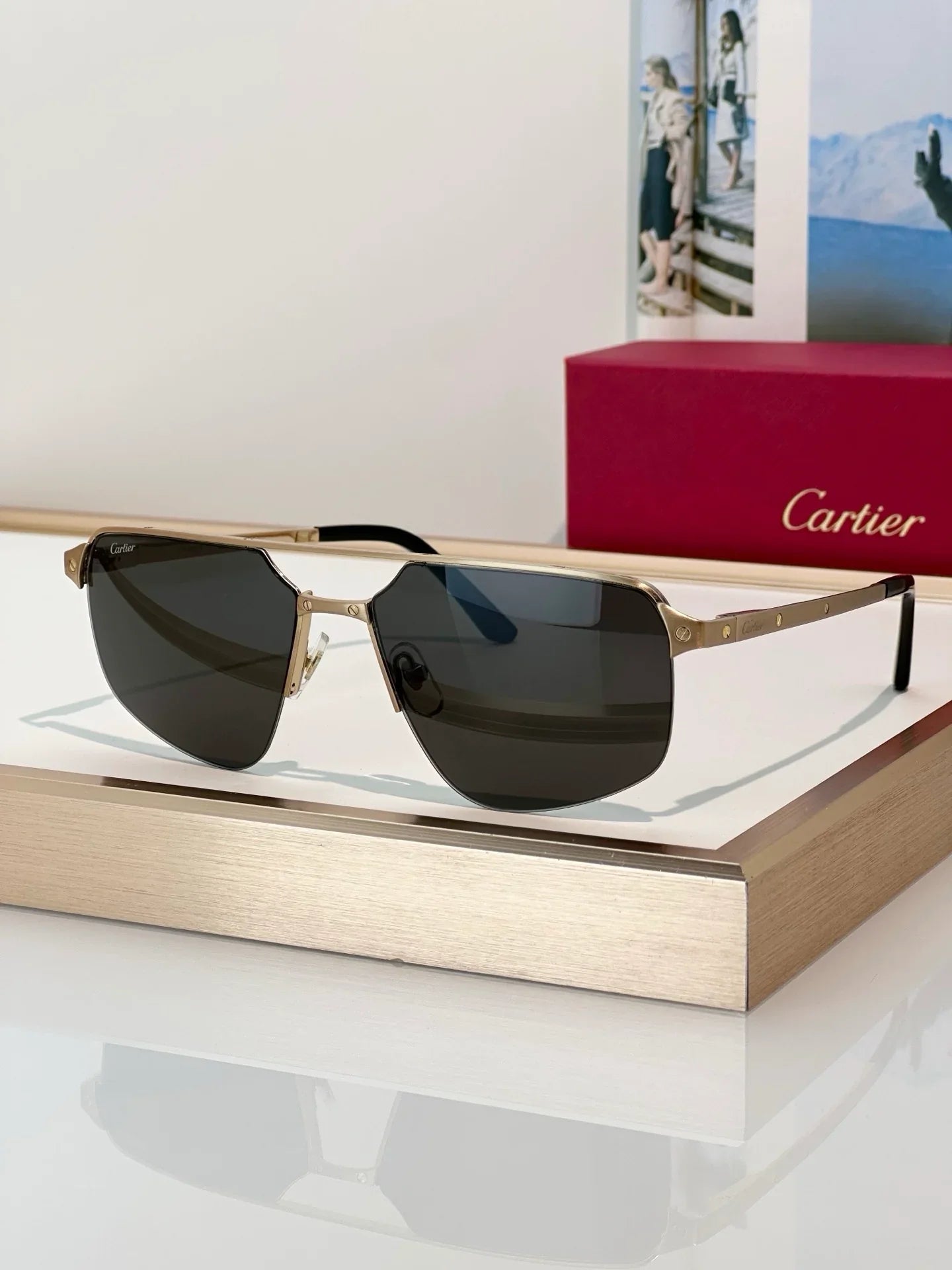 Cartier PREMIÈRE DE CARTIER CT0385S 001 Sunglasses 🐆