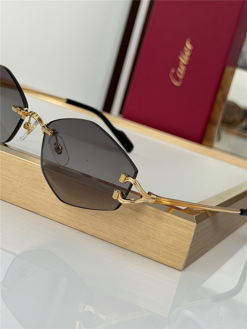 Cartier PREMIÈRE DE CARTIER CT0620S 001 Unisex Sunglasses 🐆