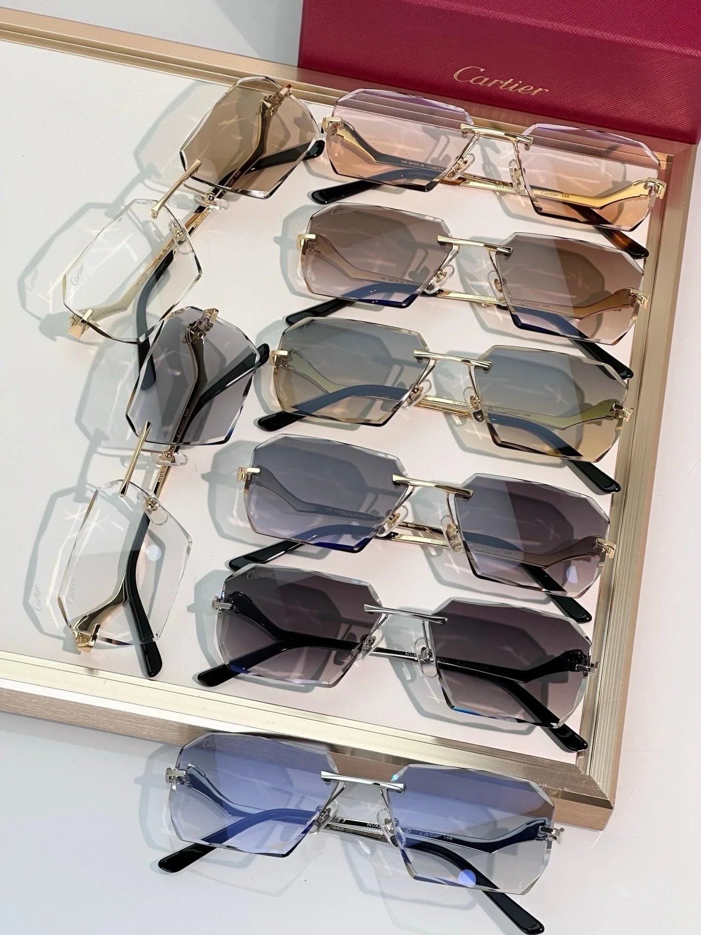 Cartier CLASSIC C DE Motif Photochromic - Panthere CT0850 Sunglasses 🐆