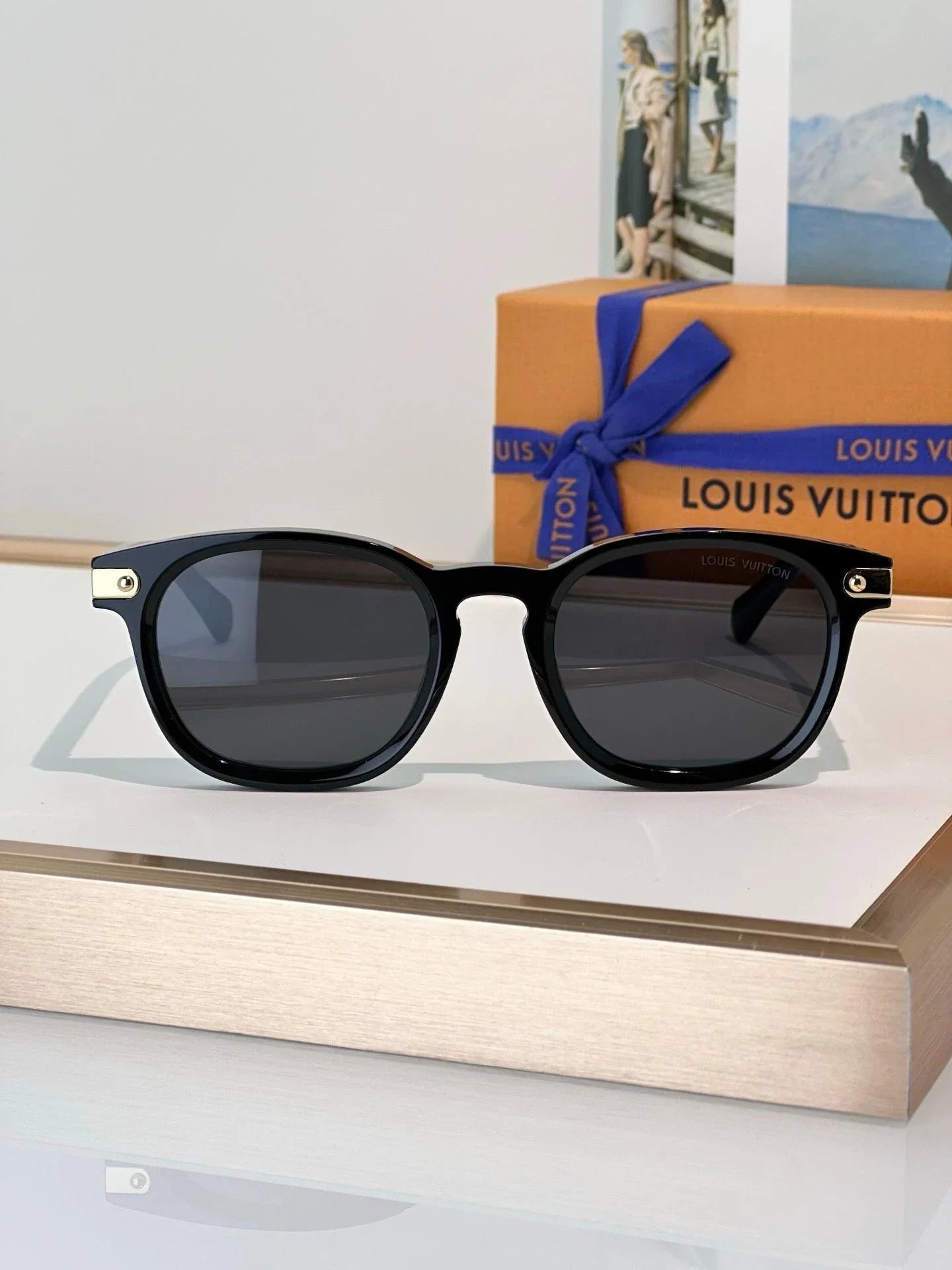 Louis Vuitton Z2381U-Z2655U LV Signature Square Round Photochromic Sunglasses&Anti-Blue-Light Glasses✨