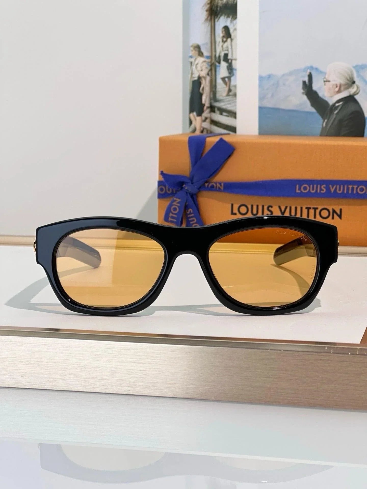 Louis Vuitton Z3048U LV Frog Round Square Sunglasses ✨