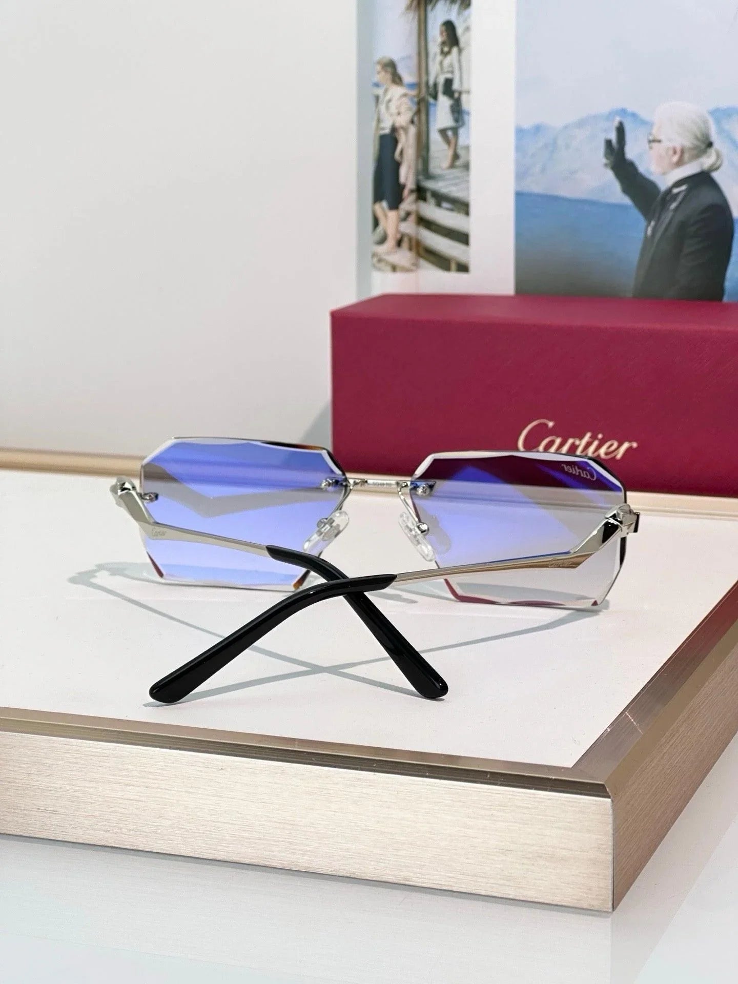 Cartier CLASSIC C DE Motif Photochromic - Panthere CT0850 Sunglasses 🐆