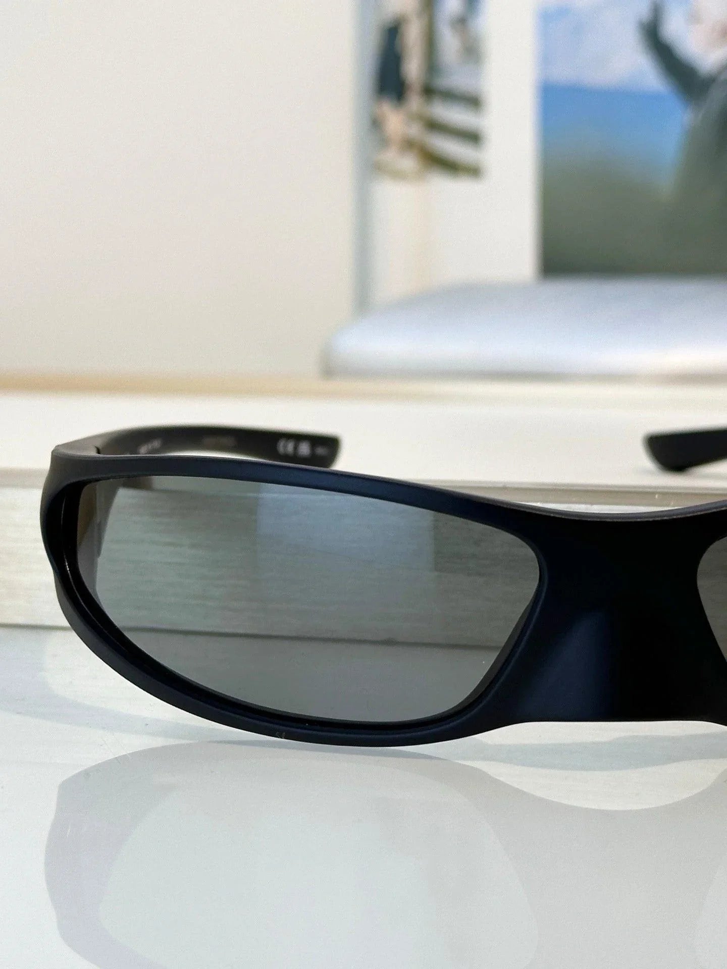 BALENCIAGA BB0383S-001 - UNISEX PANTOS Sunglassesđź–¤