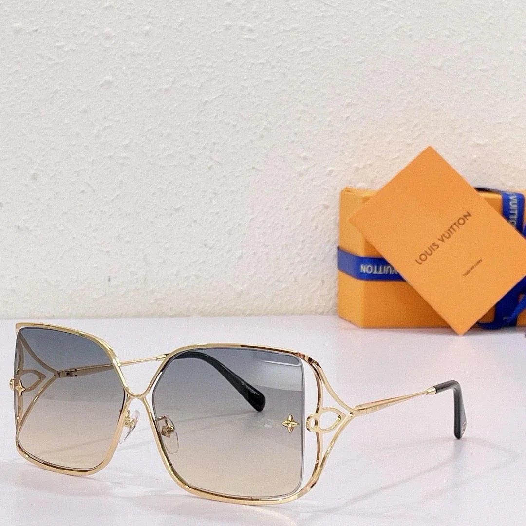 Louis Vuitton Z1629U Metal LV Petal Square Sunglasses ✨