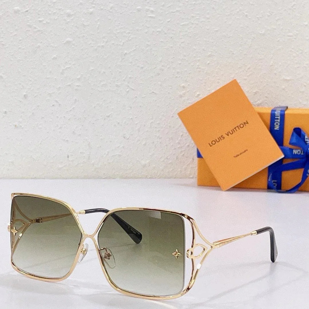 Louis Vuitton Z1629U Metal LV Petal Square Sunglasses ✨