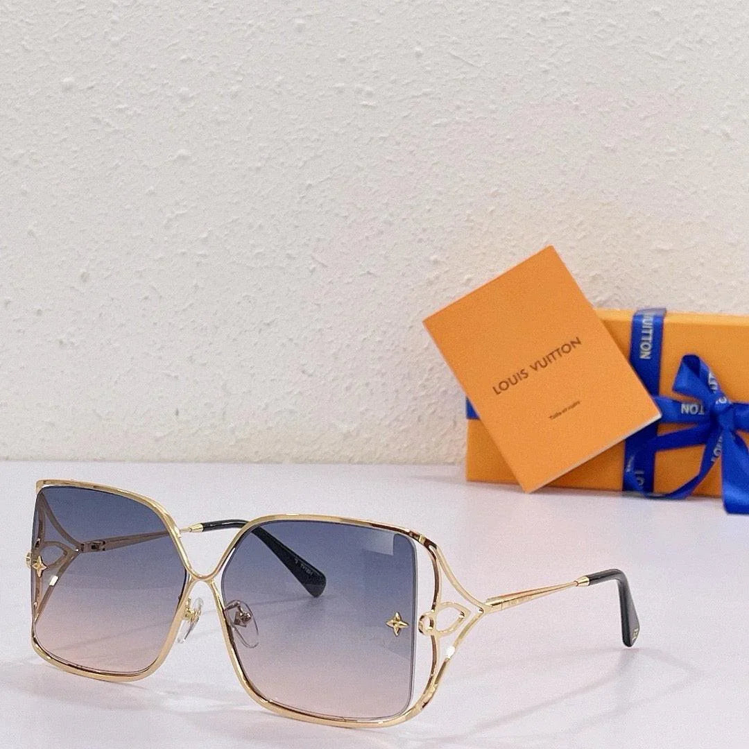 Louis Vuitton Z1629U Metal LV Petal Square Sunglasses ✨