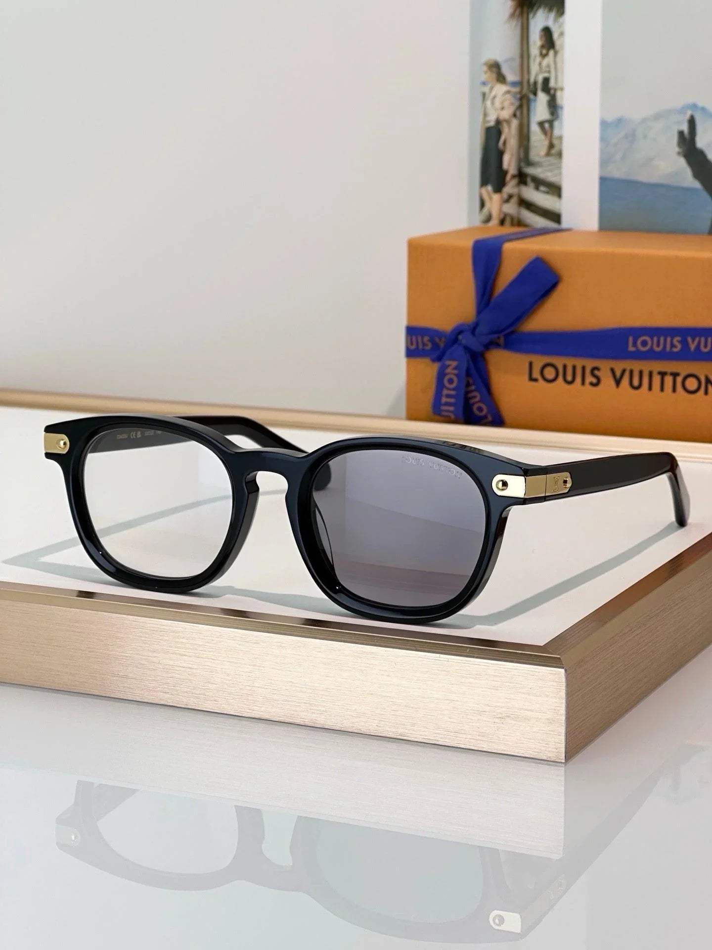 Louis Vuitton Z2381U-Z2655U LV Signature Square Round Photochromic Sunglasses&Anti-Blue-Light Glasses✨