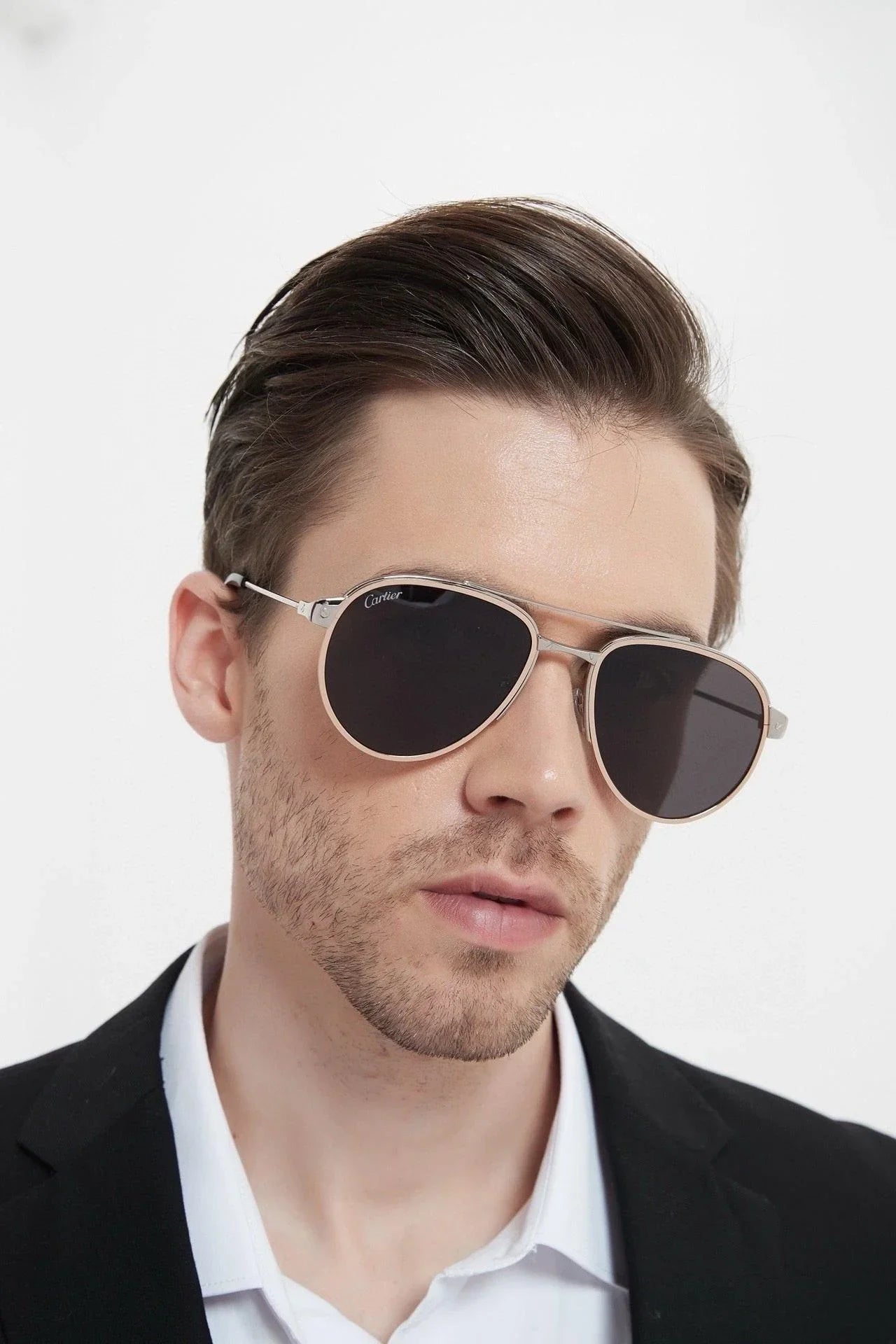 Cartier CT0325S Santos Collection CT0325 -007 Sunglasses 🐆
