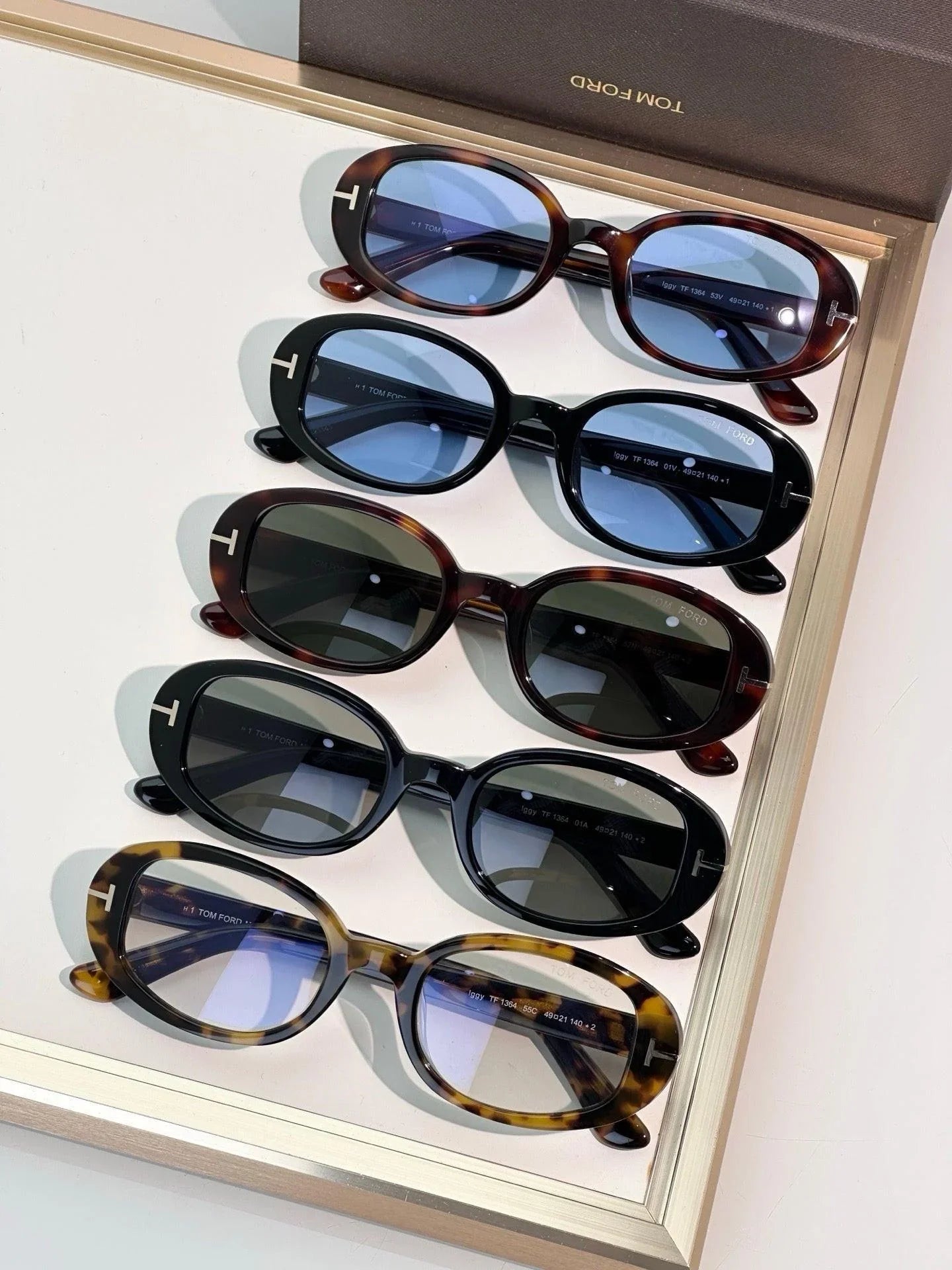 TOM FORD Iggy TF1364 52N As seen on KYLE Sunglasses🔱