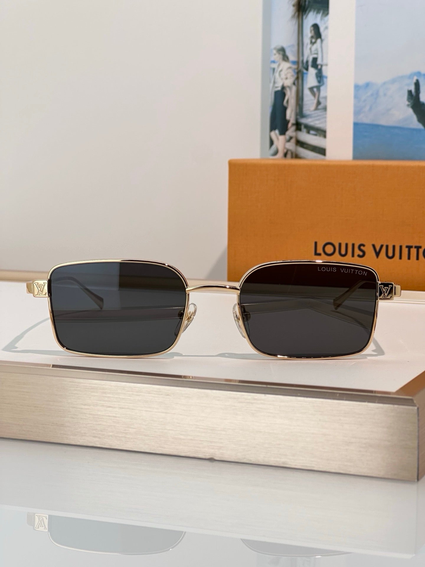 Louis Vuitton Z2911U LV Pure Low Square Sunglasses ✨
