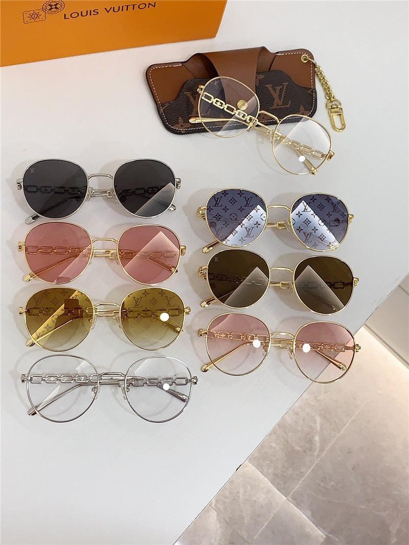 Louis Vuitton Z2473U My LV Chain Small Round Sunglasses ✨
